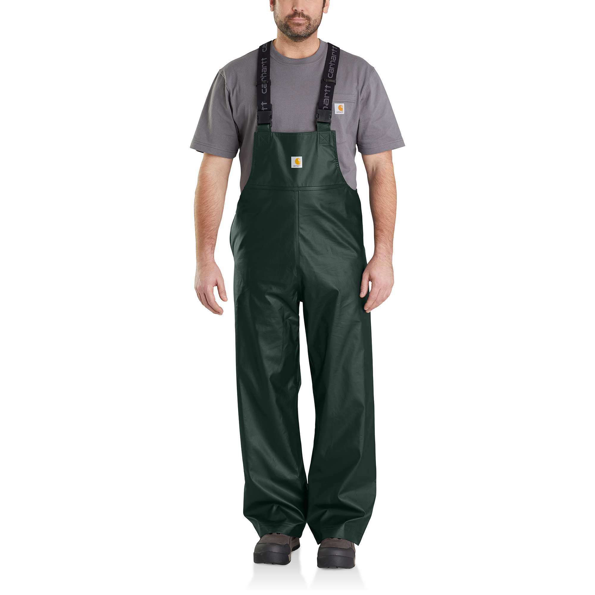 Carhartt オーバーオール モスグリーン36×30 Lightweight Waterproof Rainstorm Bib Overalls | Carhartt Reworked