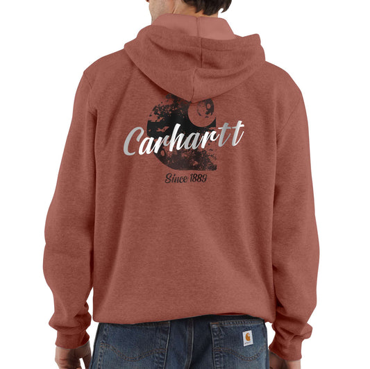 Loose Fit Midweight Hooded Carhartt C Graphic Sweatshirt