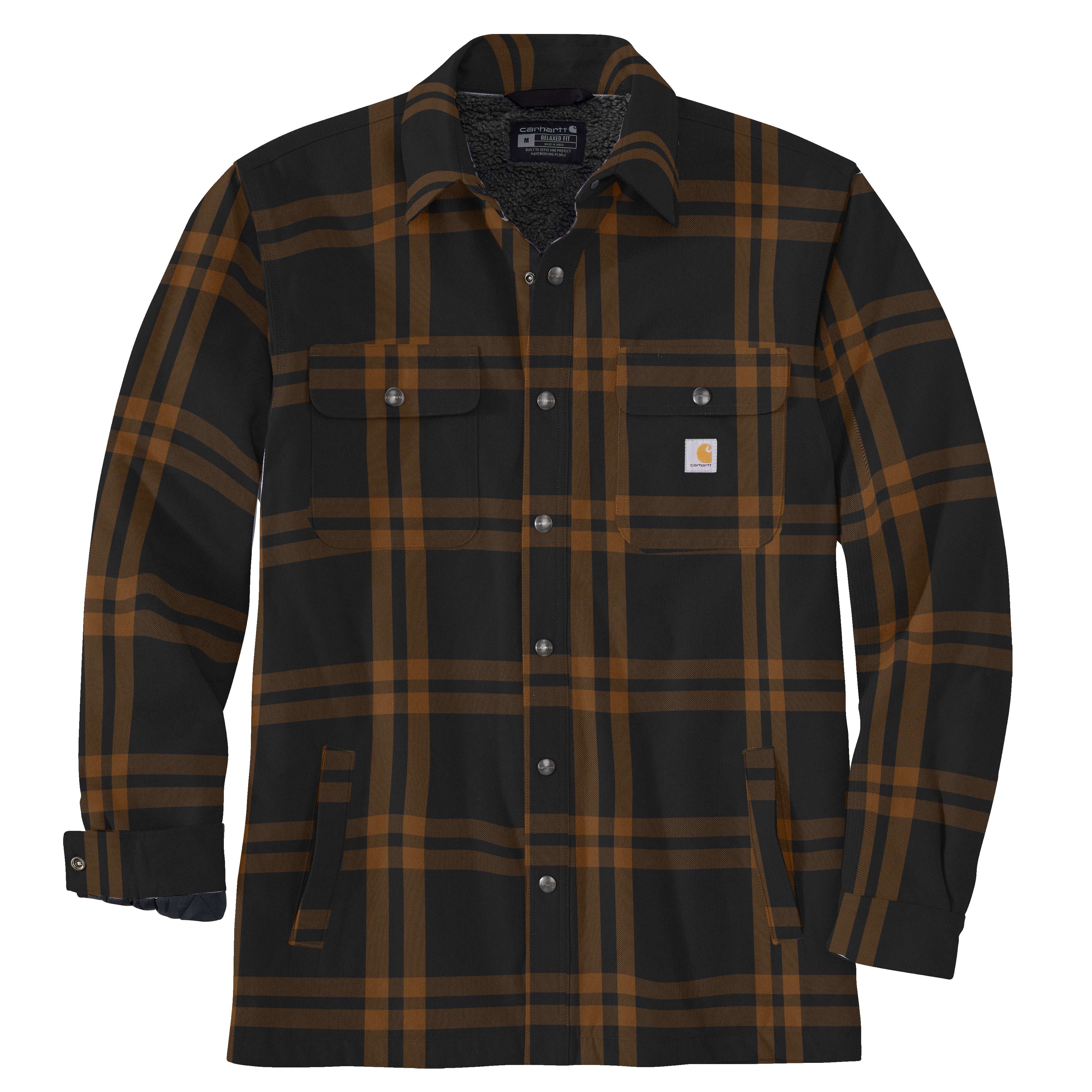 Relaxed Fit Flannel Sherpa-Lined Shirt Jac | Carhartt Reworked