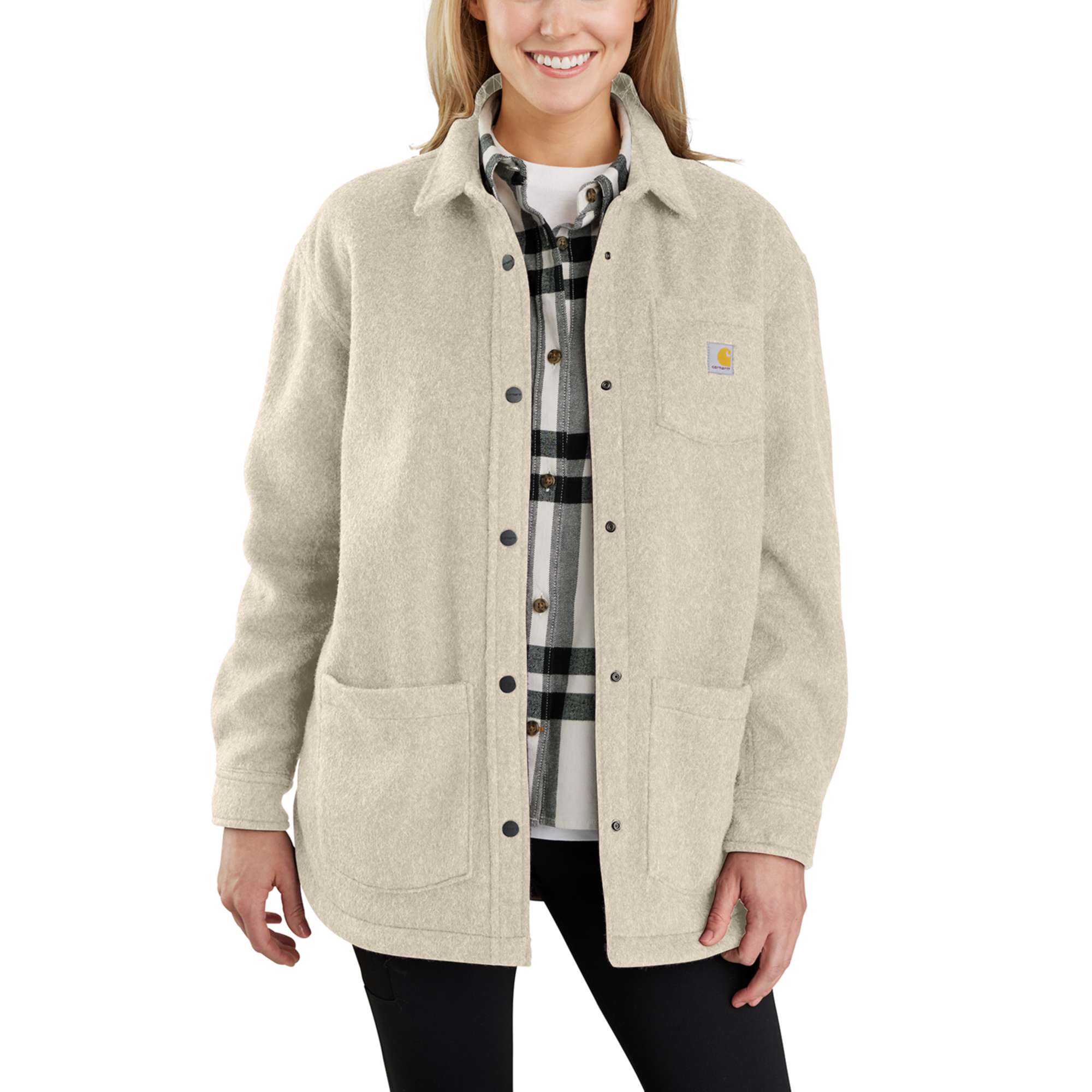 Loose Fit Fleece Shirt Jac | Carhartt Reworked