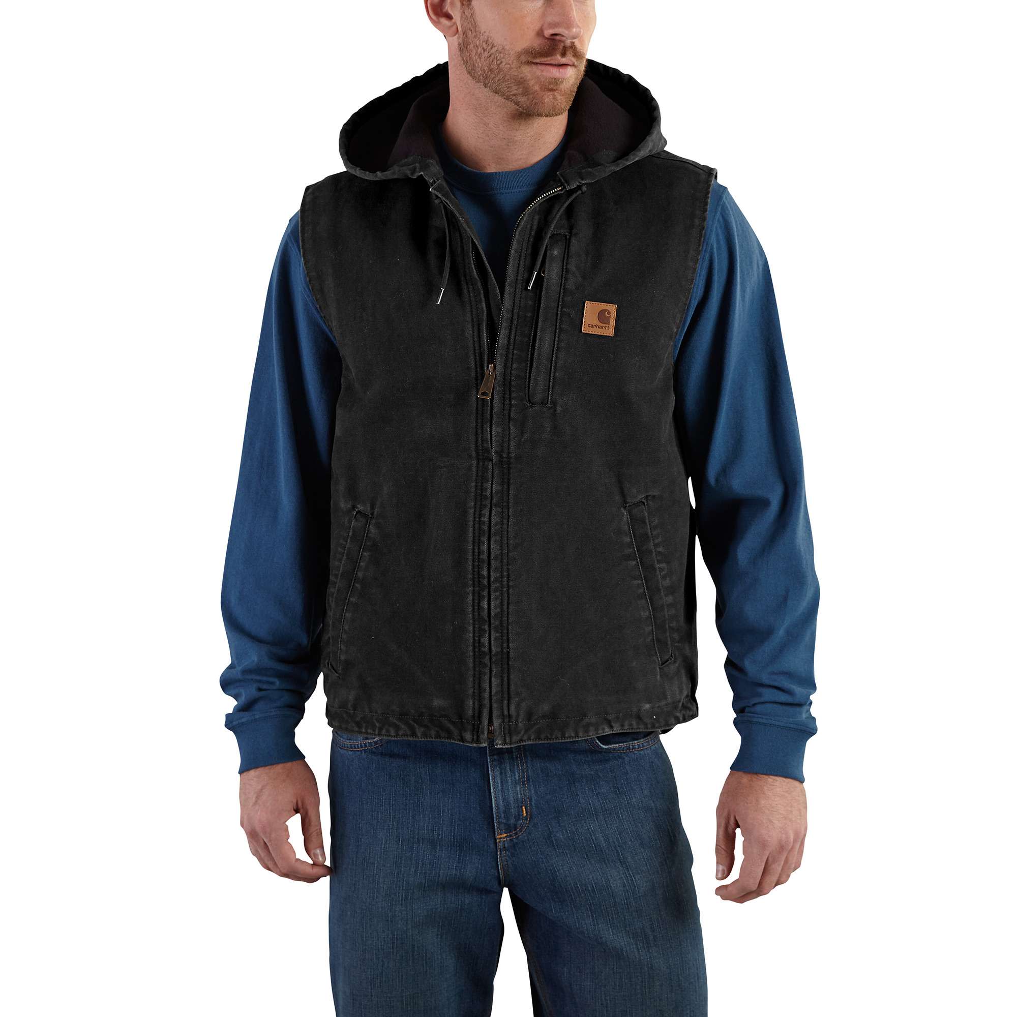 Fleece-Lined Knoxville Hooded Vest | Carhartt Reworked