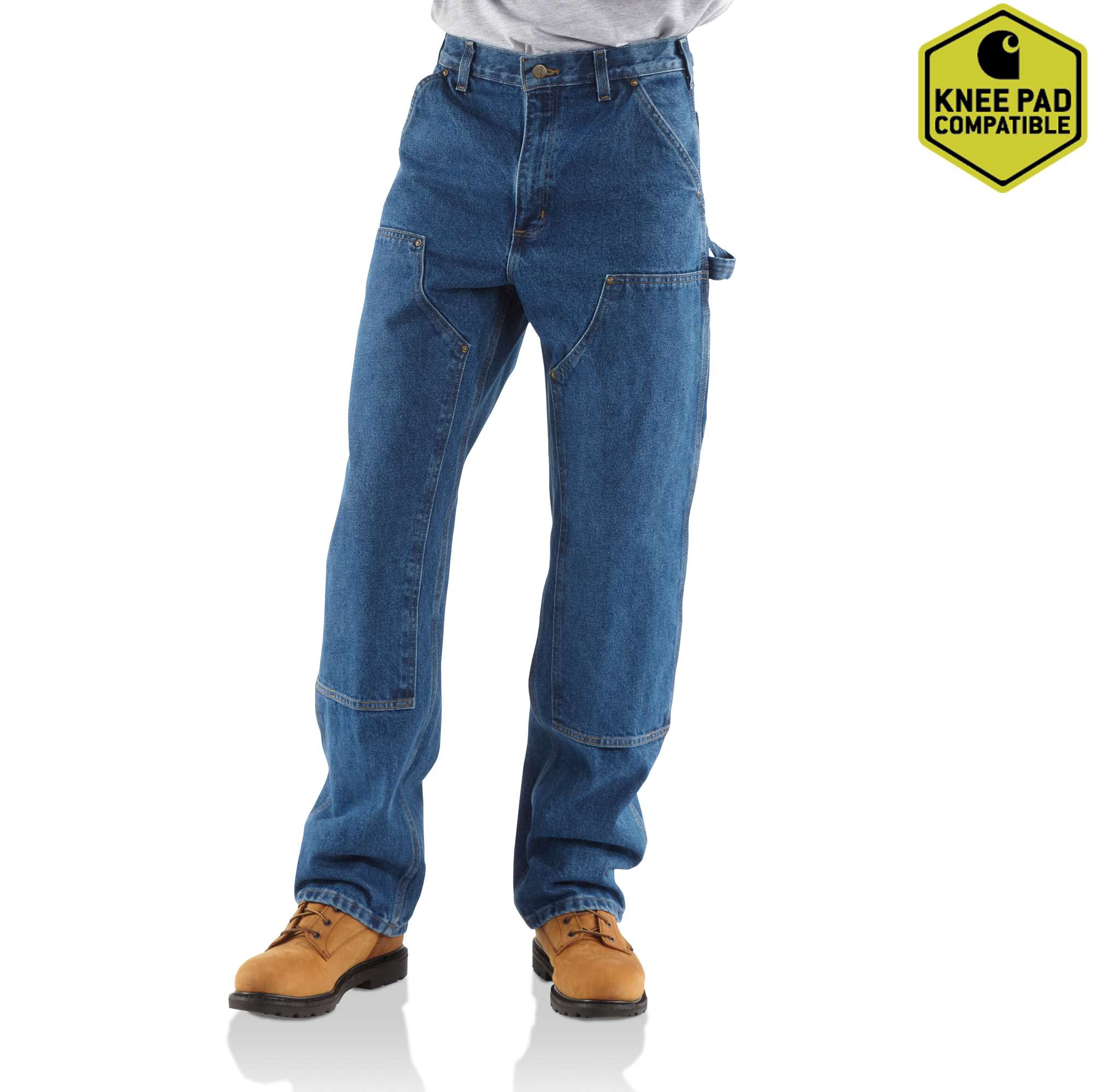Loose Fit Heavyweight Denim Double-Front Utility Logger Jean