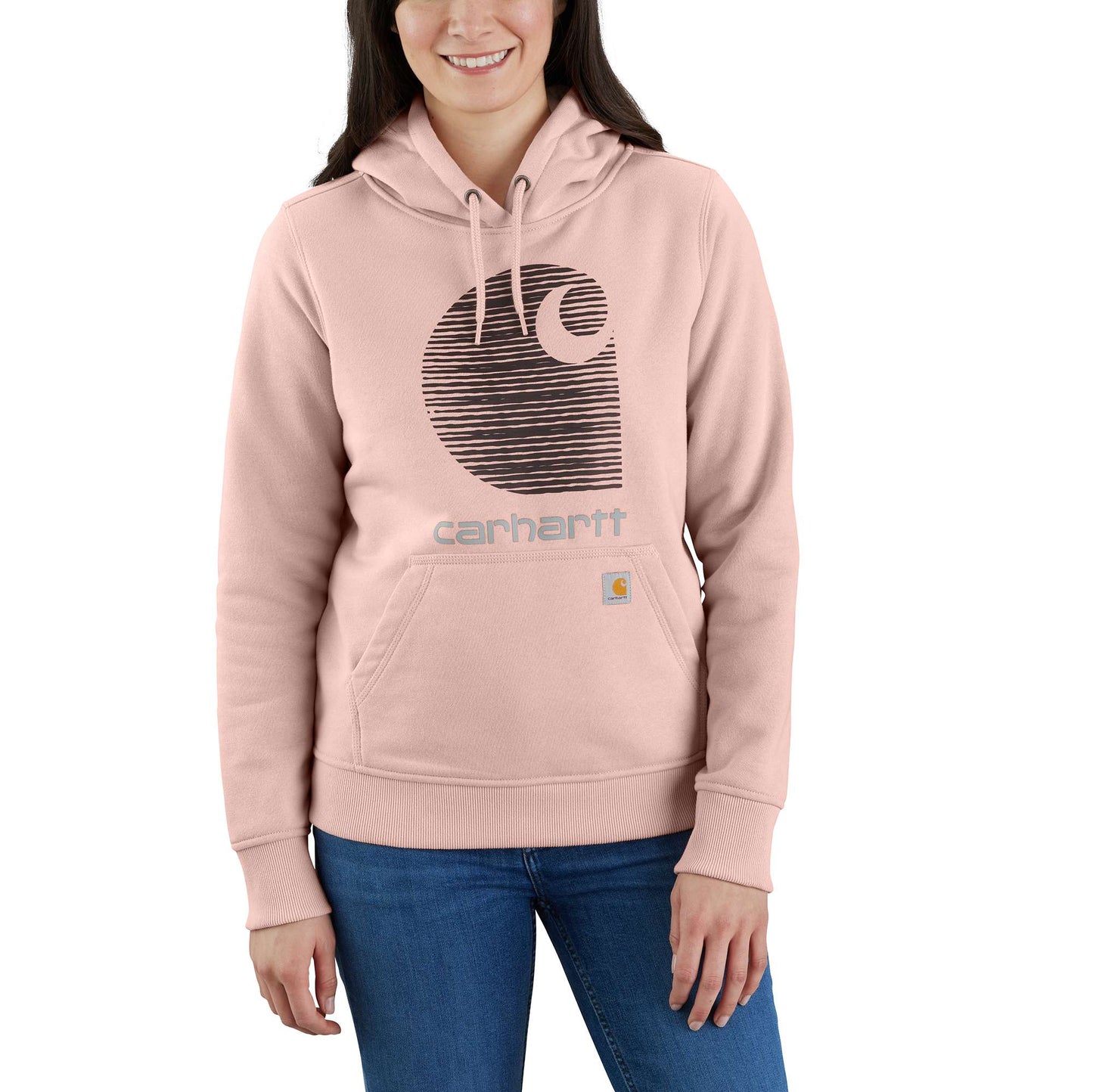 Rain Defender Relaxed Fit Midweight \"C\" Logo Graphic Sweatshirt