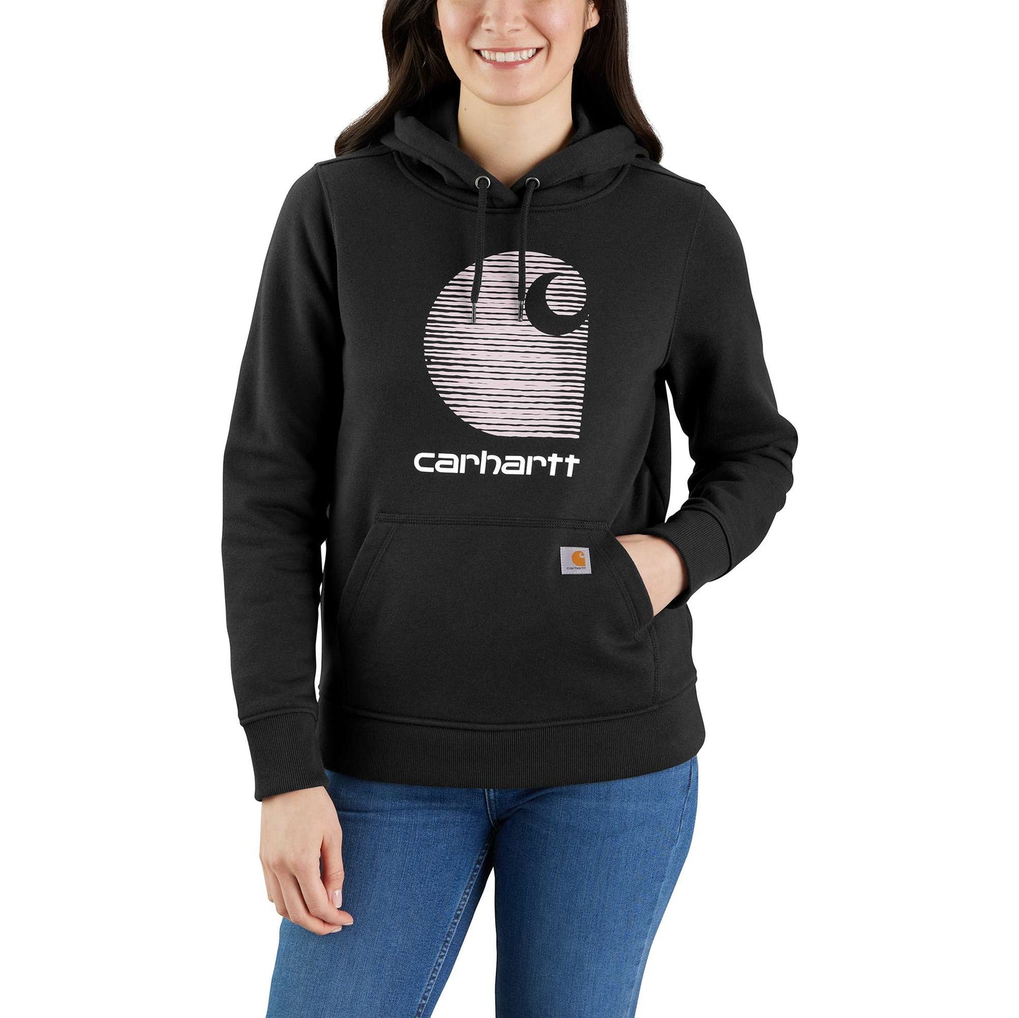 Rain Defender Relaxed Fit Midweight \"C\" Logo Graphic Sweatshirt