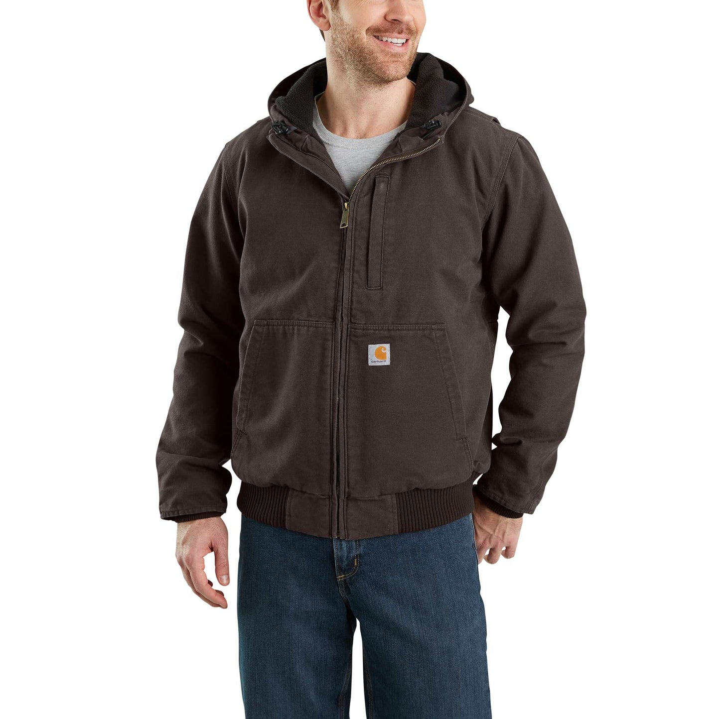 Full Swing® Loose Fit Washed Duck Fleece-Lined Active Jac - 2 Warmer Rating