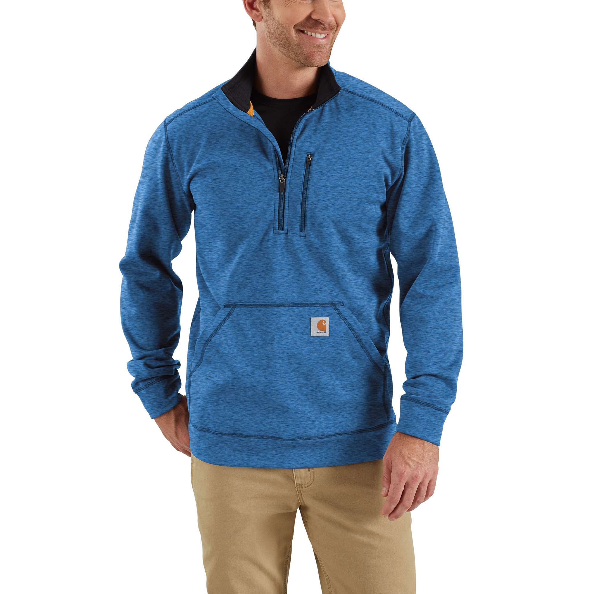 Carhartt Force Extremes Mock Neck Half Zip Sweatshirt Carhartt Reworked