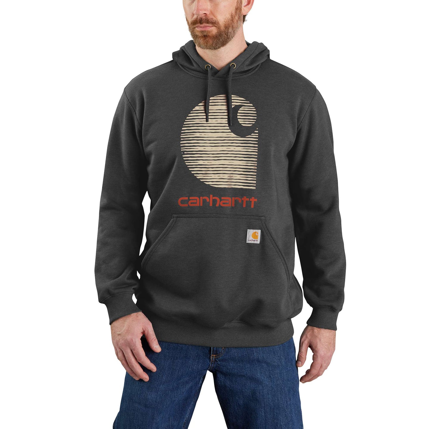 Rain Defender® Loose Fit Midweight \"C\" Logo Graphic Sweatshirt