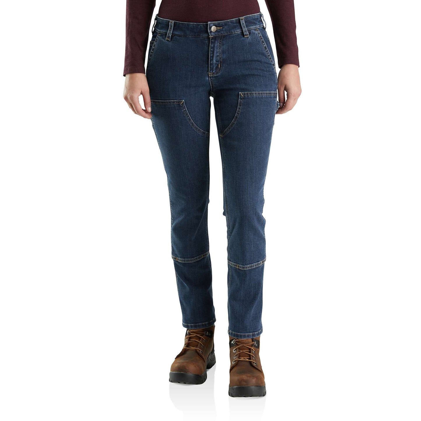 Straight Fit Double-Front Jean