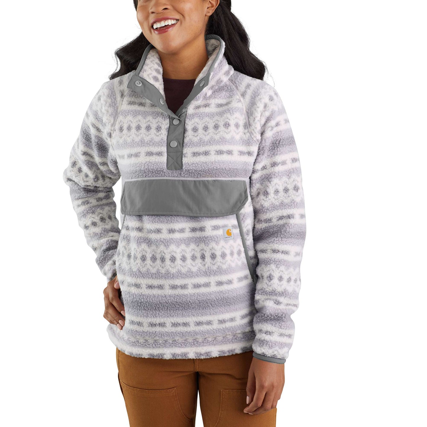 Women's Fleece Pullover - Relaxed Fit - 2 Warmer Rating