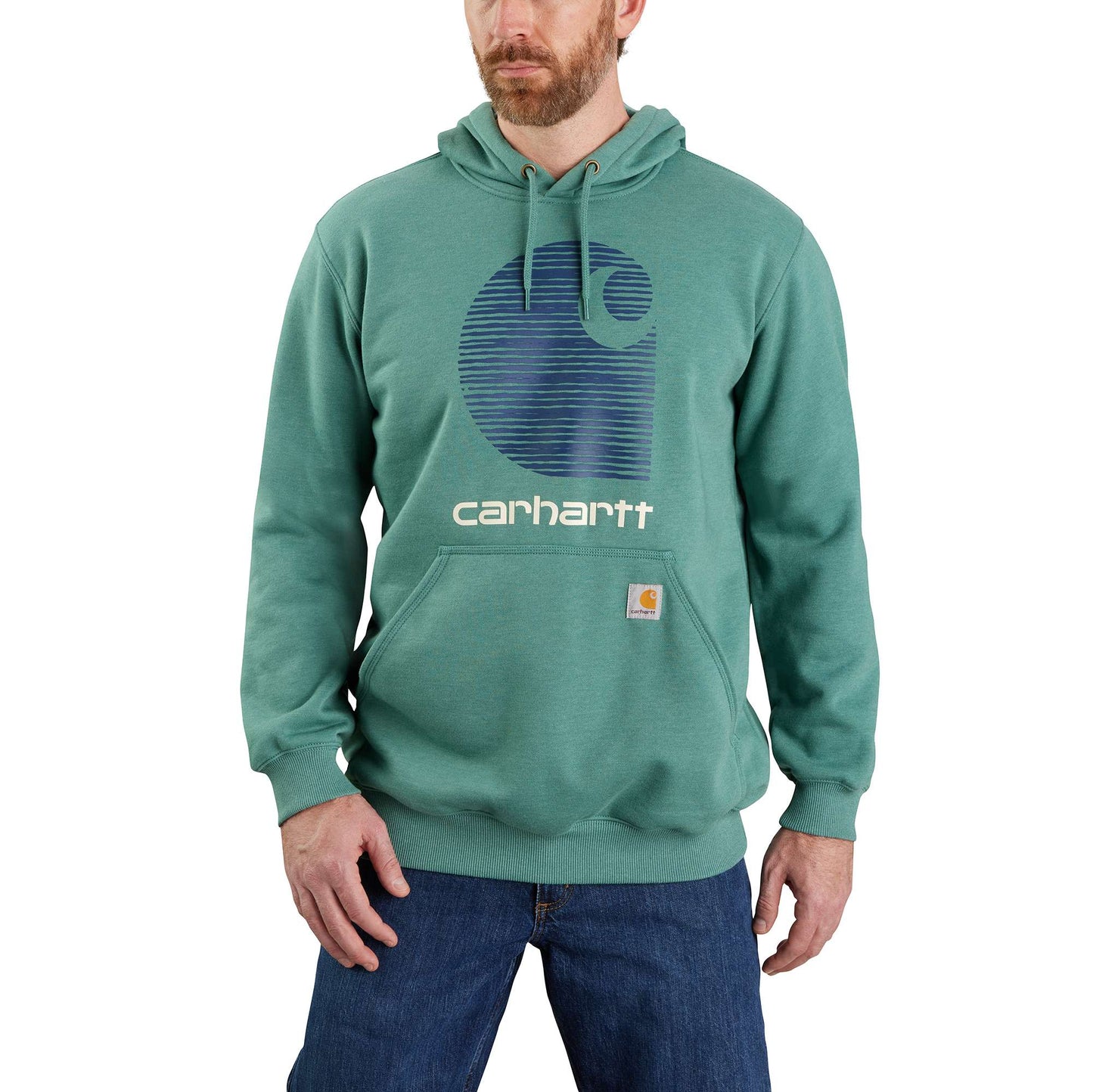 Rain Defender® Loose Fit Midweight \"C\" Logo Graphic Sweatshirt