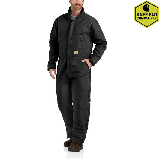 Loose Fit Washed Duck Insulated Coverall