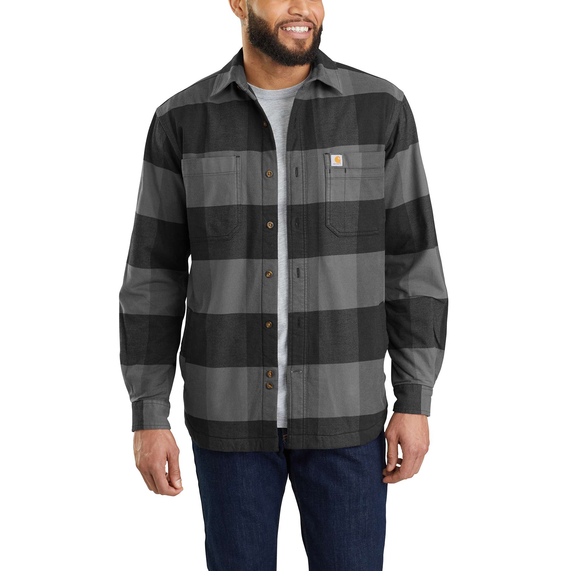 Rugged Flex® Hamilton Fleece-Lined Shirt Jac | Carhartt Reworked