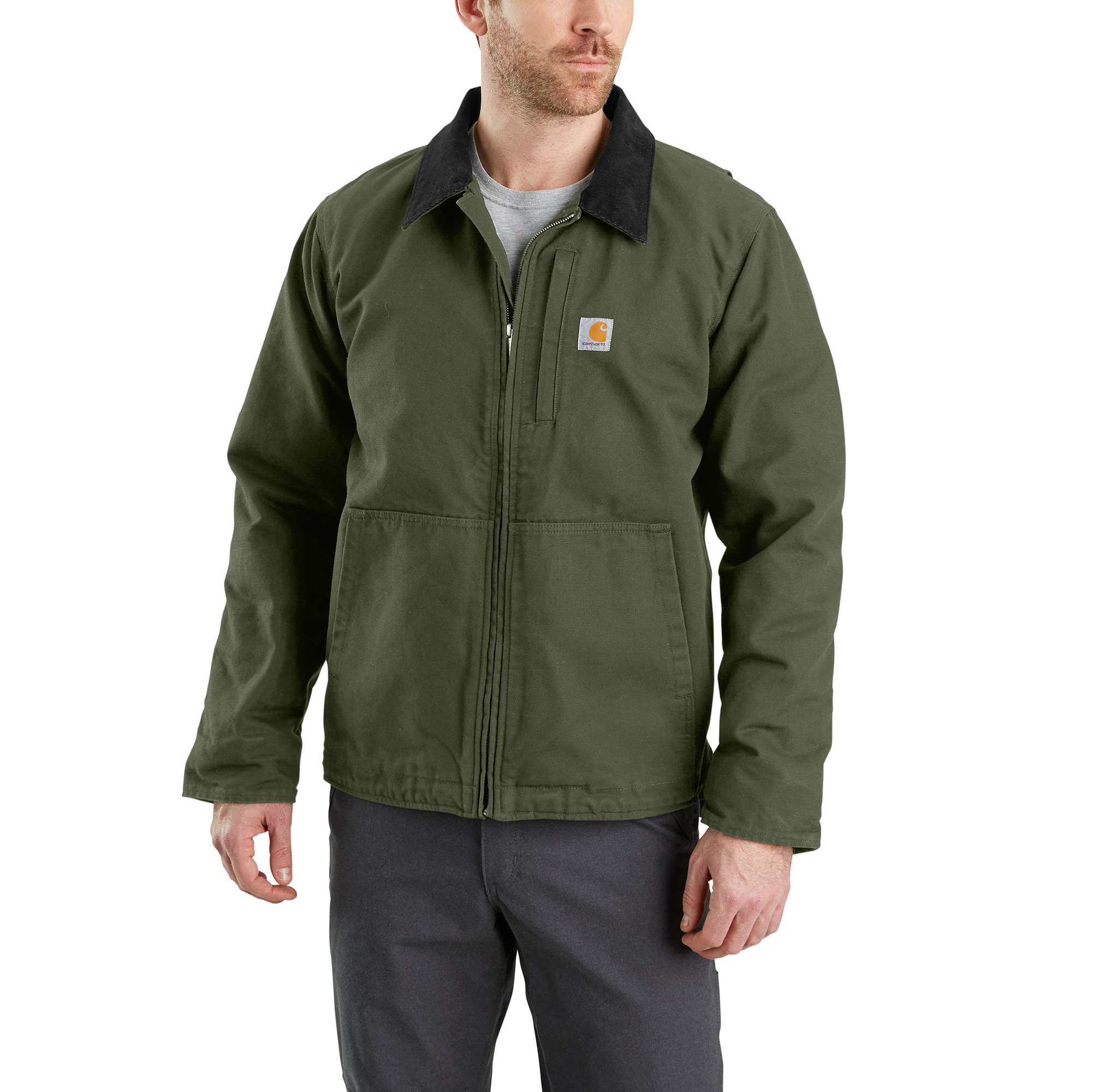 Sherpa Lined Army Green Carhartt Jacket Full Swing® Armstrong