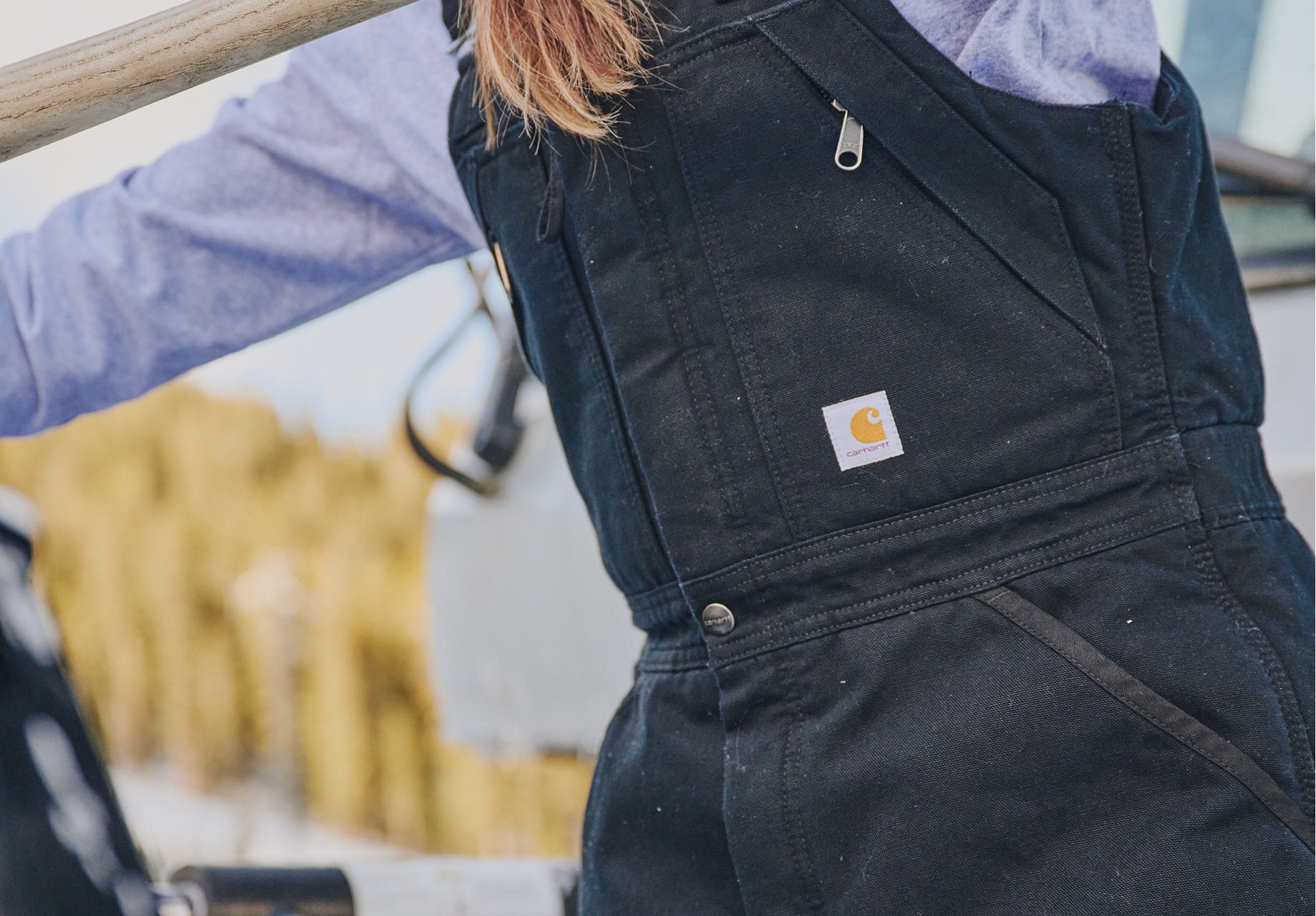 Carhartt◆DENIM BIB OVERALLS/オーバーオール/34/デニム/IDG/R08-DNM carhartt &frasl; カーハート Duck Bib Overalls : Carhartt Men\u0027s