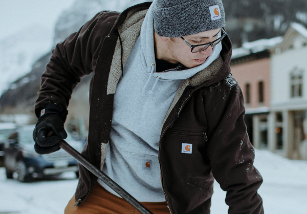 Men's collinston brushed fleece sherpa lined sweatshirt shop