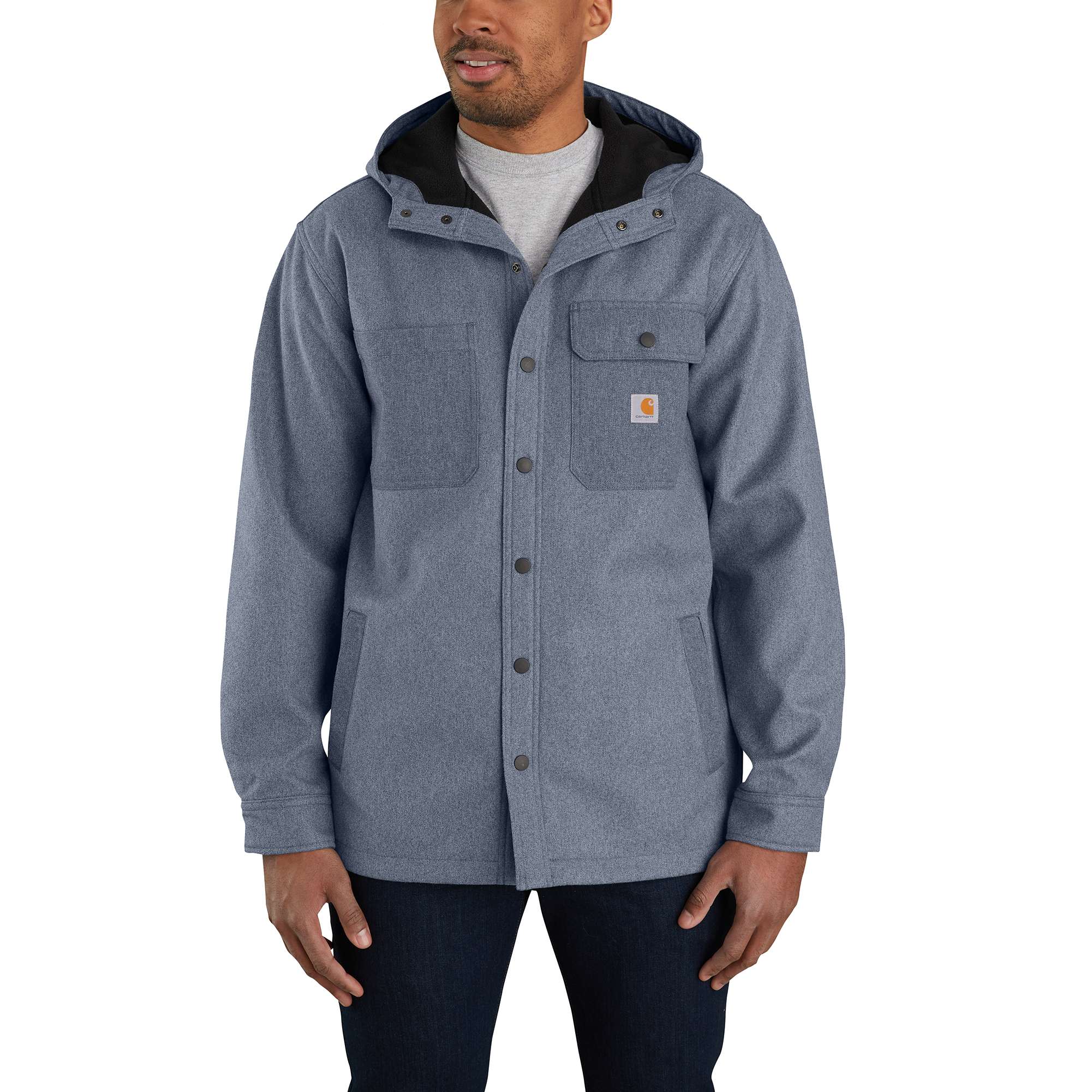 MENS LG RAIN DEFENDER outlet AND WIND FIGHTER CARHARTT HOODED SHIRT JACKET