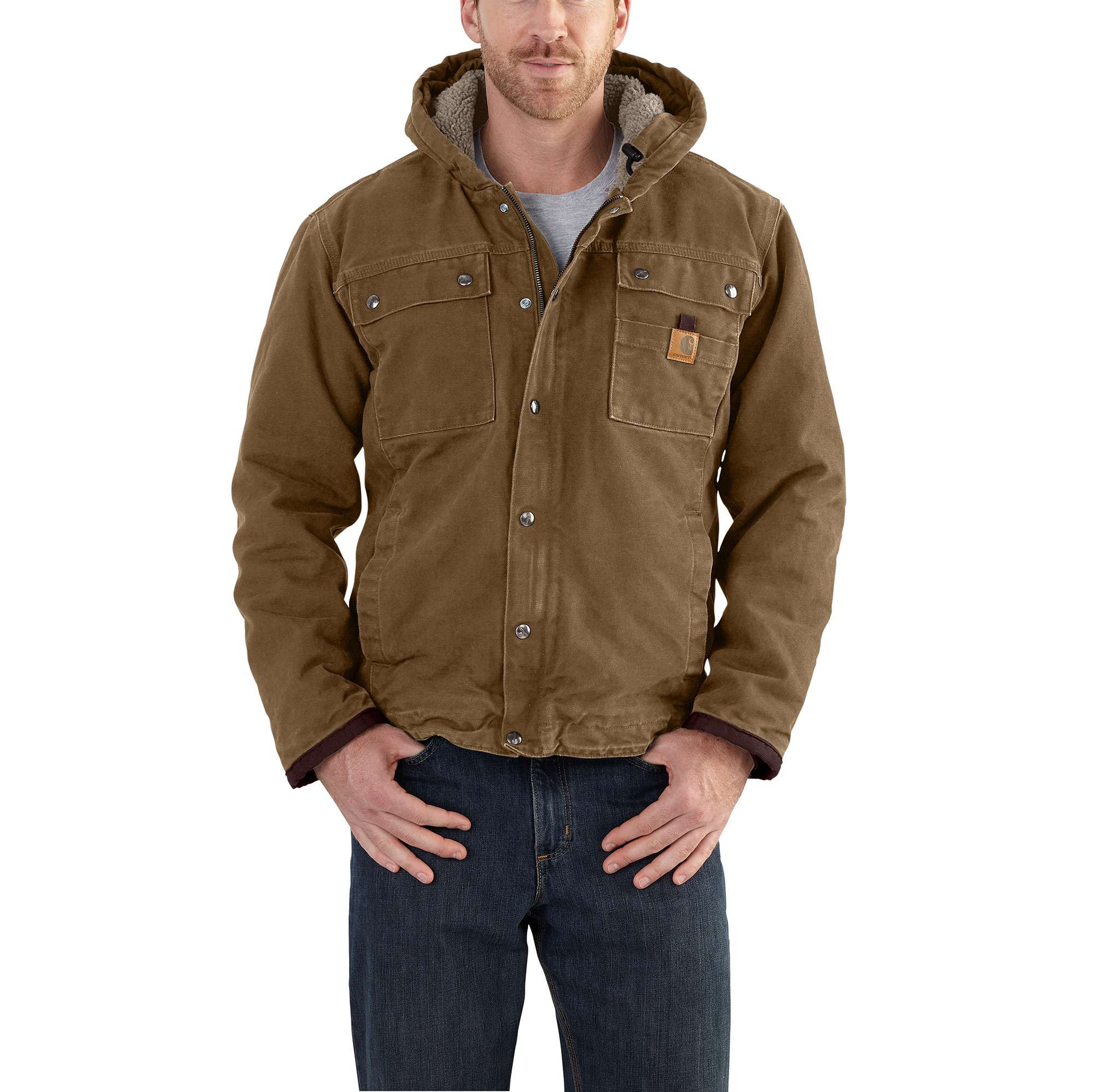 NWT Carhartt Bartlett Sherpa Lined deals Hooded Jacket