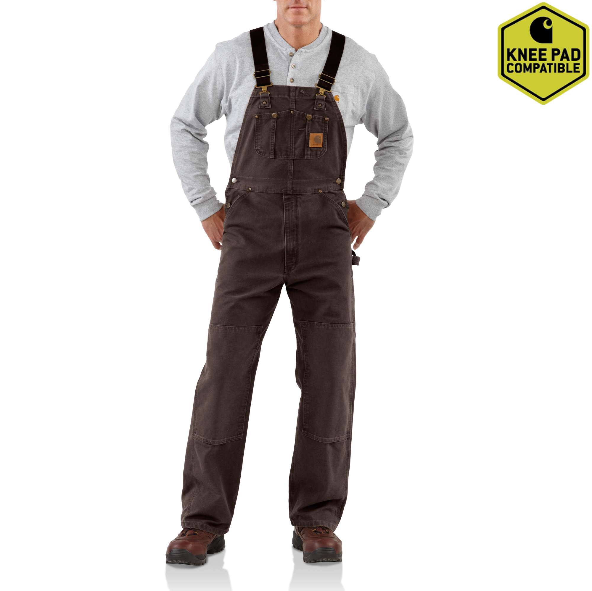 Sandstone Bib Overall/Unlined | Carhartt Reworked
