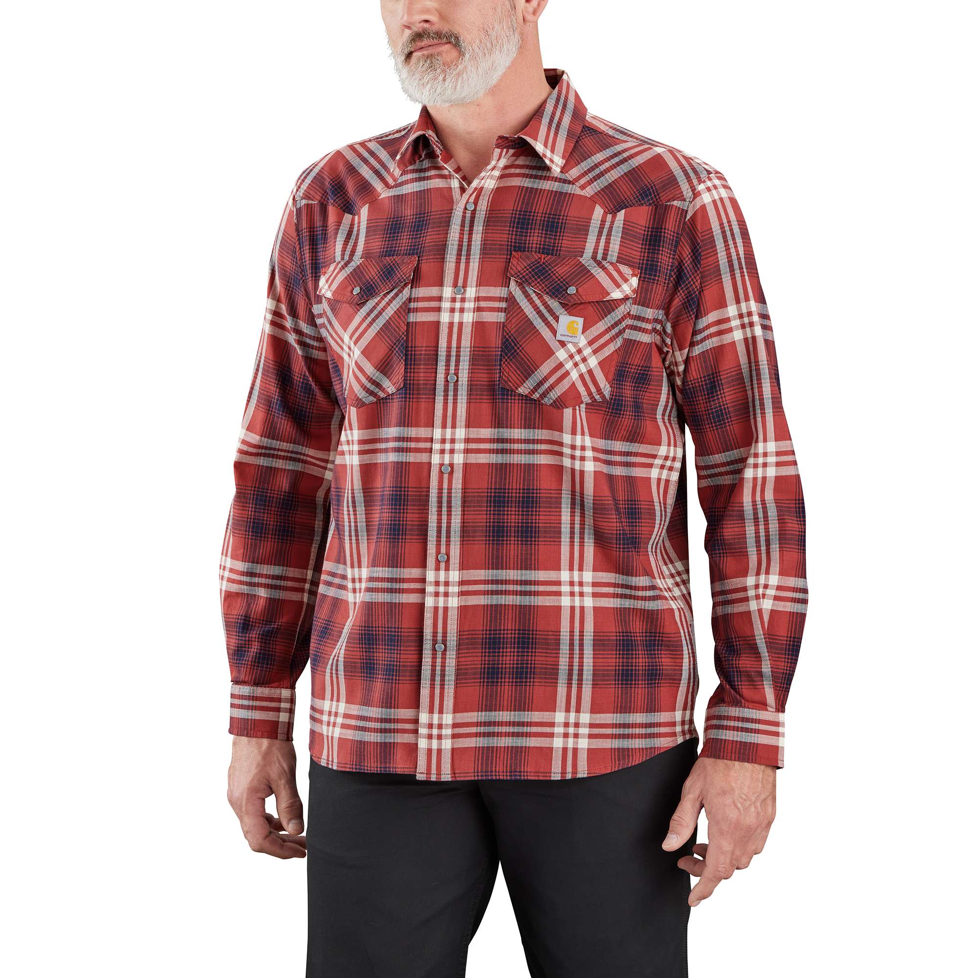 Montana Rugged Flex™ Relaxed Fit Lightweight Long-Sleeve Snap