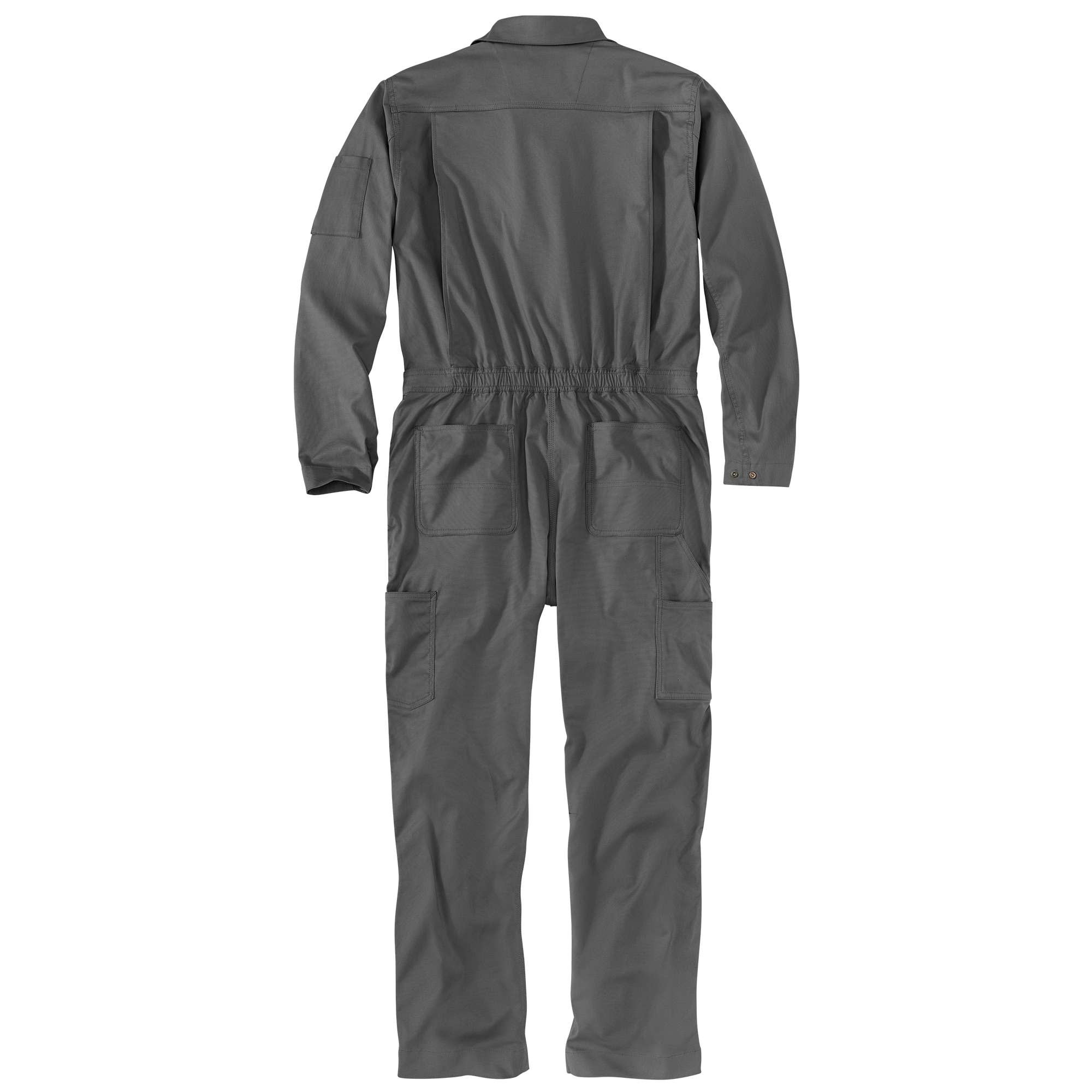 Carhartt purchases Overalls Mens 36x34 Gray Canvas Double Knee Coveralls Workwear