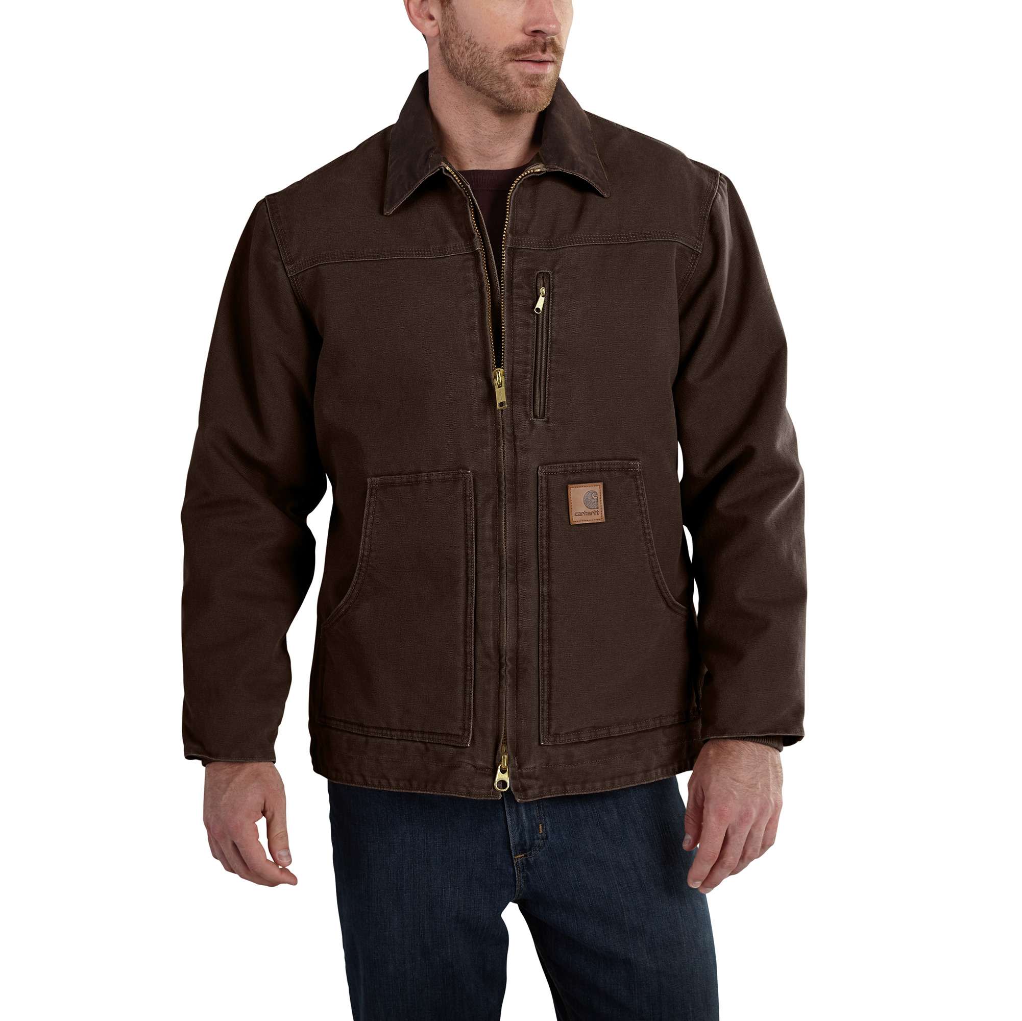 Sandstone Ridge Coat Sherpa Lined Carhartt Reworked