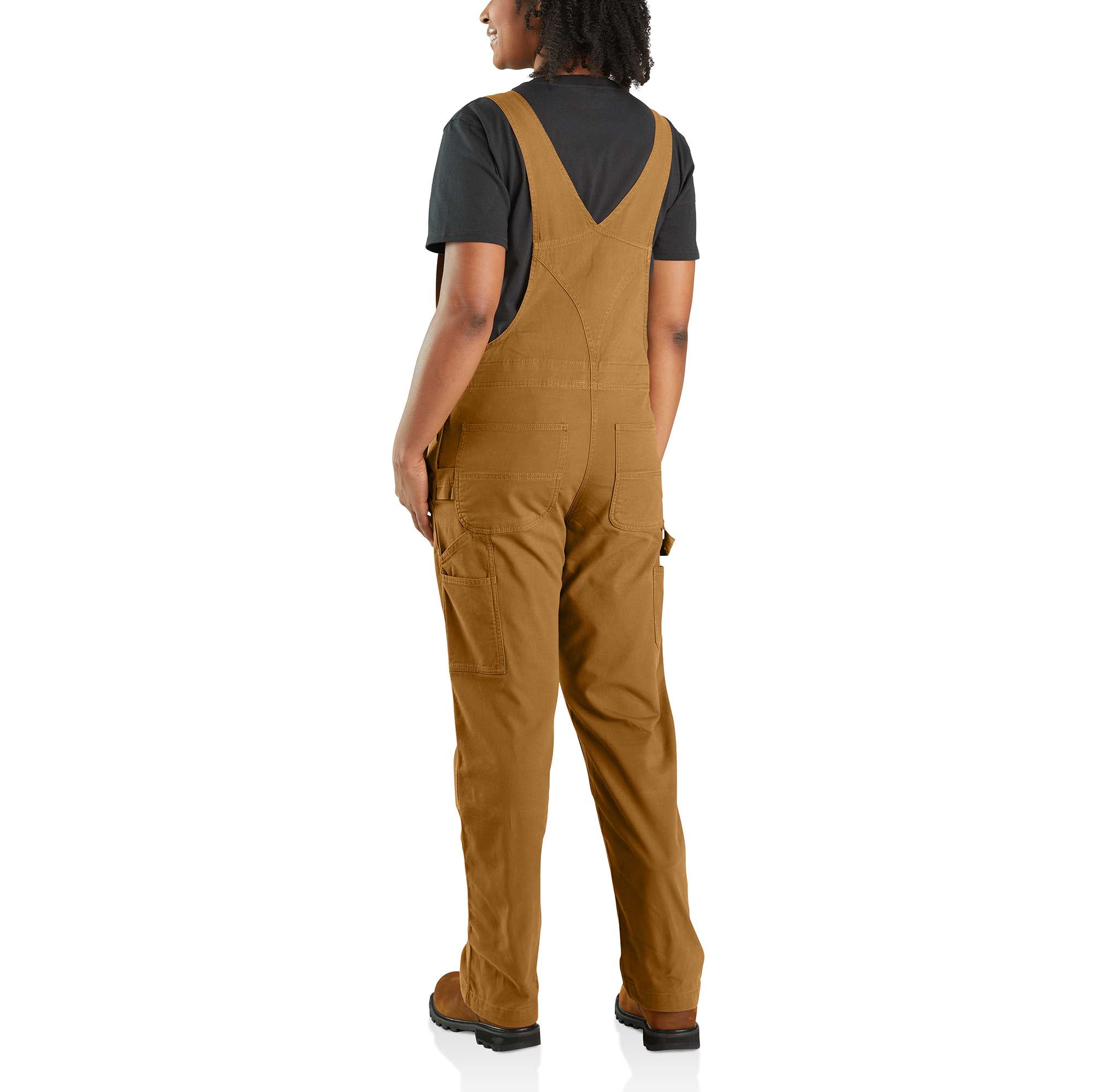 Women's Rugged Flex® Loose Fit Canvas Bib Overall | Carhartt Reworked