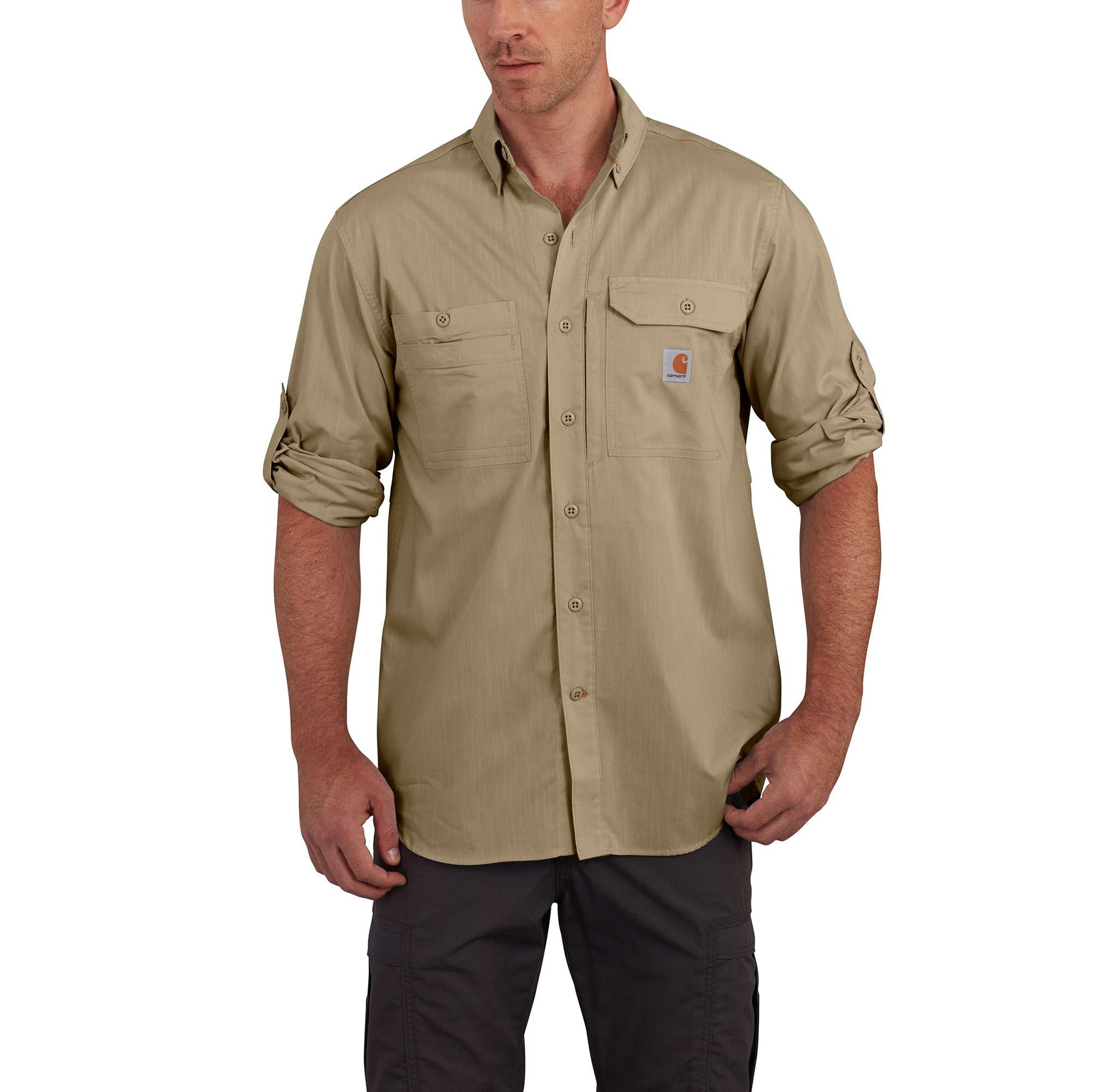 Carhartt Force Ridgefield Solid Long Sleeve Shirt Carhartt Force Ridgefield Solid Long Sleeve Shirt