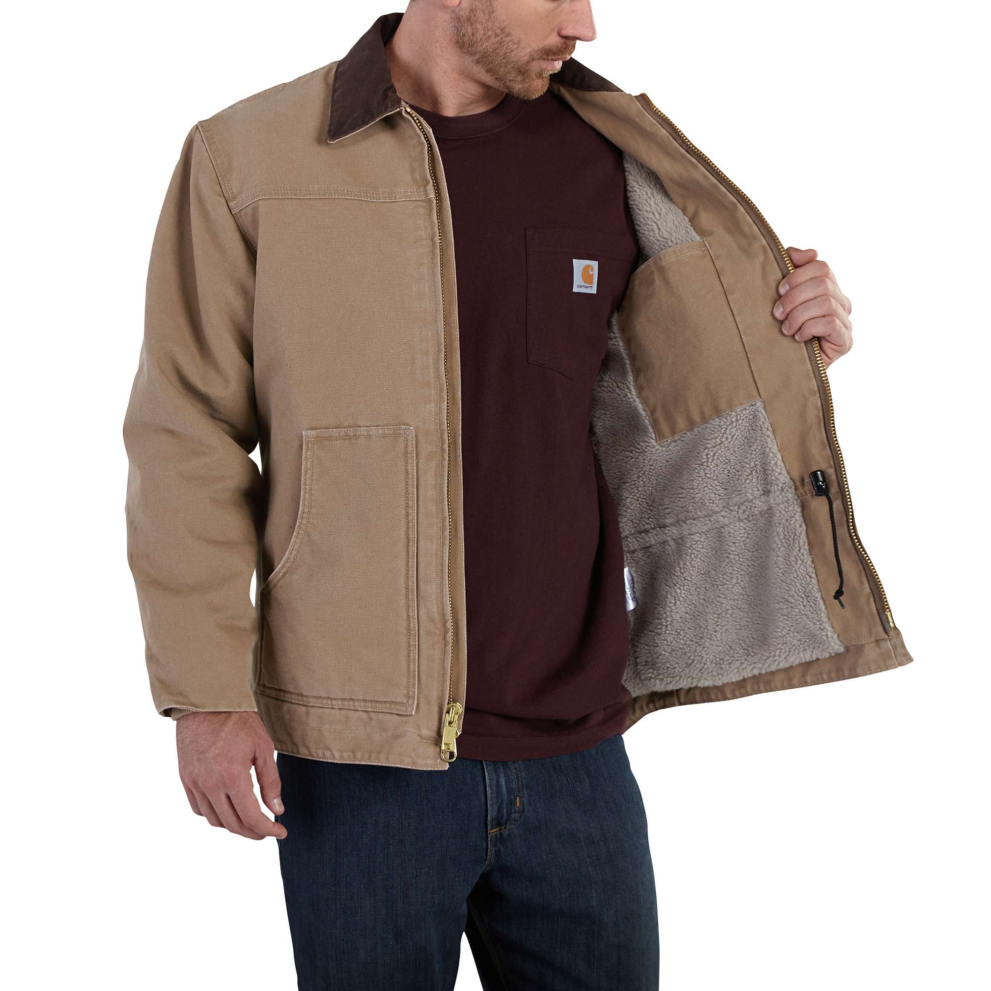 Sandstone Ridge Coat Sherpa Lined