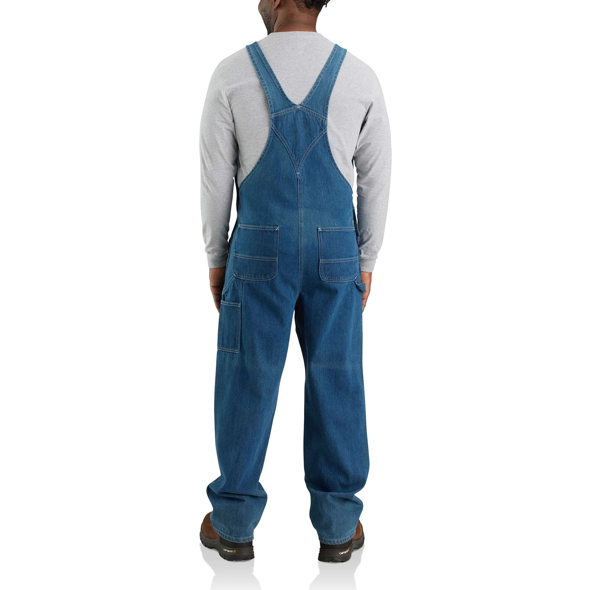 Carhartt Brown Bib Overalls discount 36x32