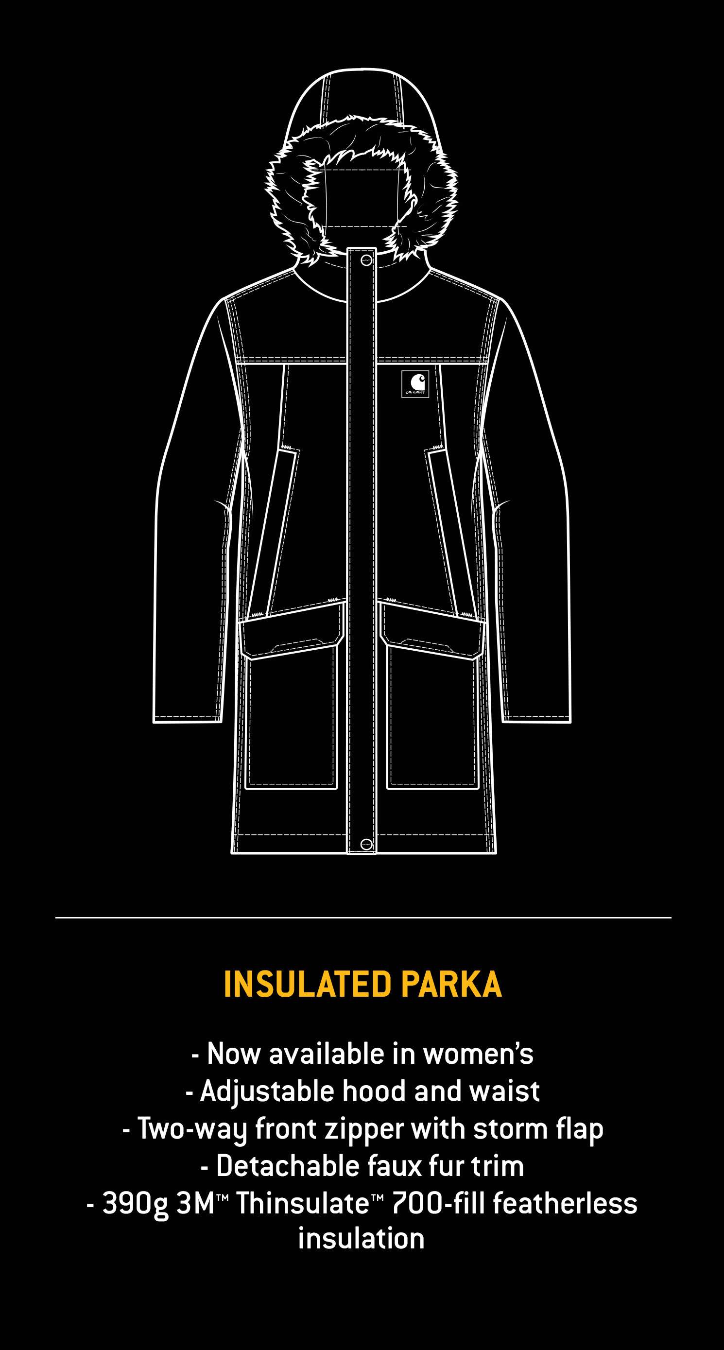 Yukon Extremes™ Insulated Parka 4 Extreme Warmth Rating Carhartt