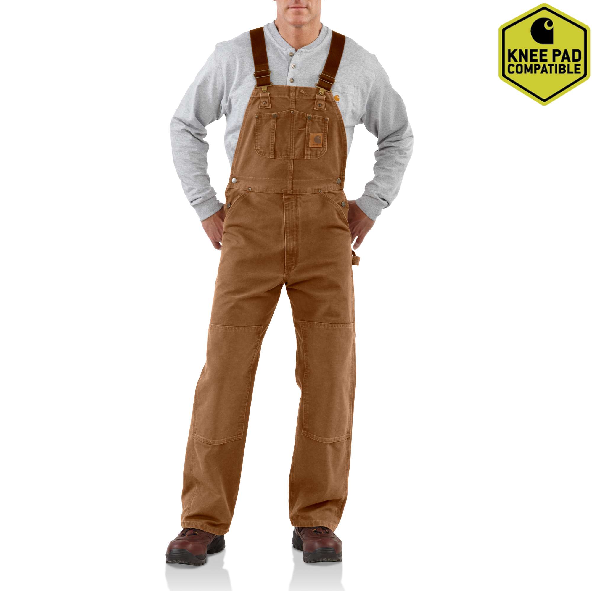カーハート　ダブルニー　SANDSTONE BIB OVERALL Sandstone Bib Overall/Unlined | Carhartt Reworked