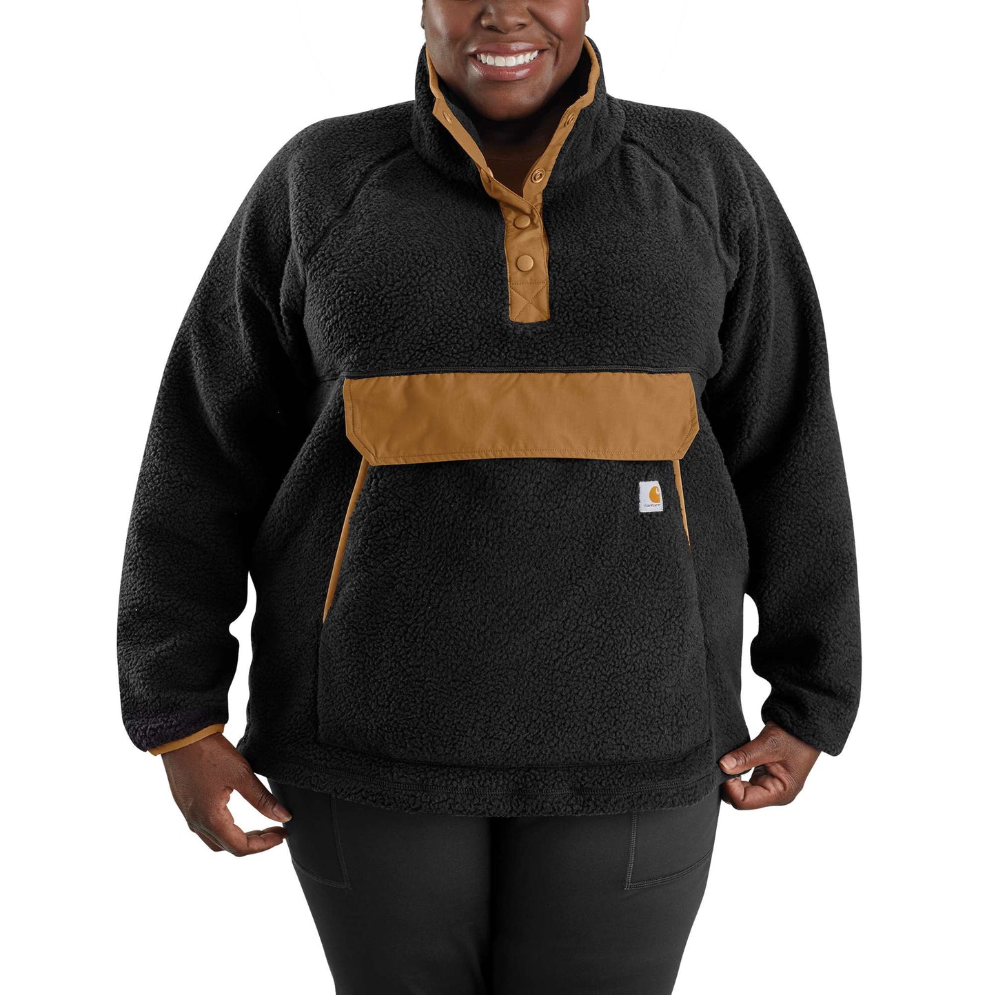 Women's Relaxed Fit Fleece Pullover - 2 Warmer Rating