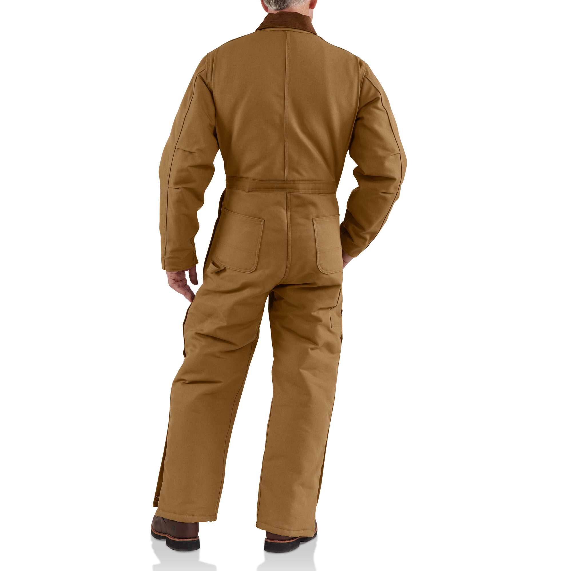 Carhartt Brown Duck Arctic Coverall Vintage w orders Leg Zip US Made 40 Regular