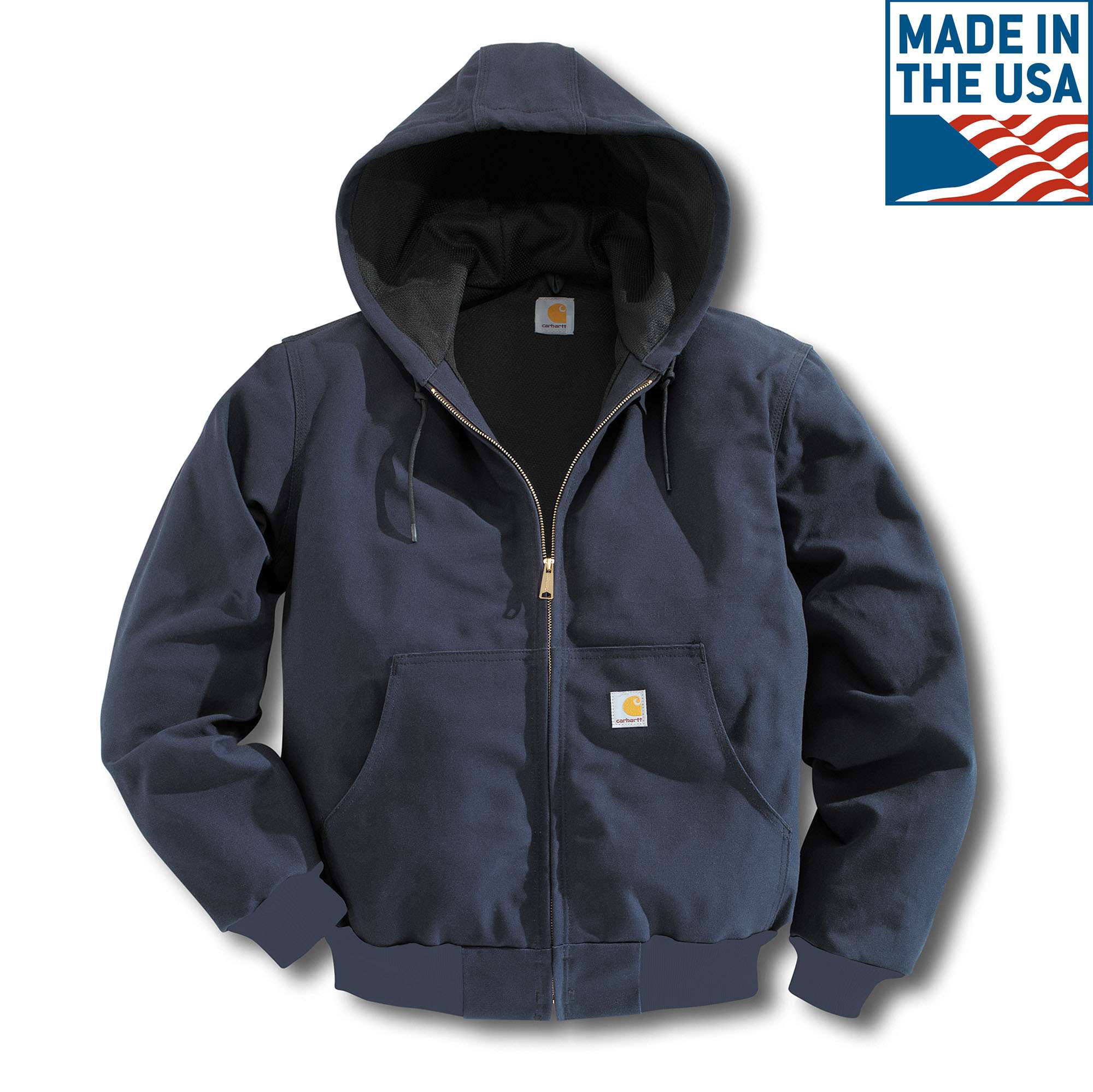 ブルゾン Carhartt Active Jacket Made in USA Loose Fit Firm Duck Thermal-Lined Active Jac - 1 Warm Rating