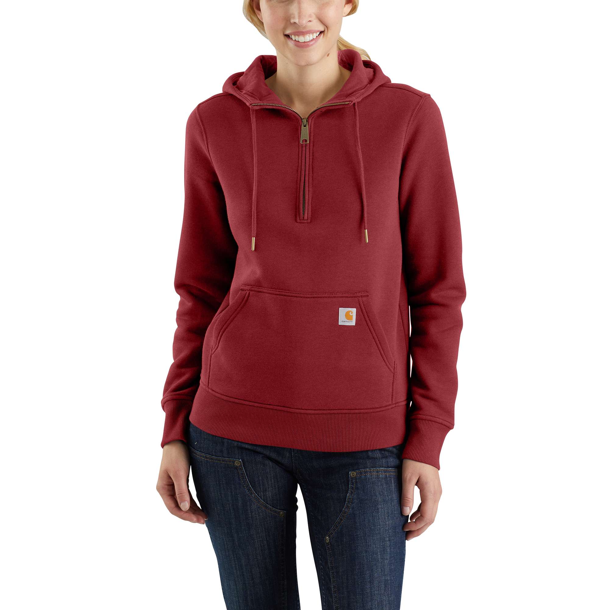 Carhartt women's clarksburg half zip hoodie on sale