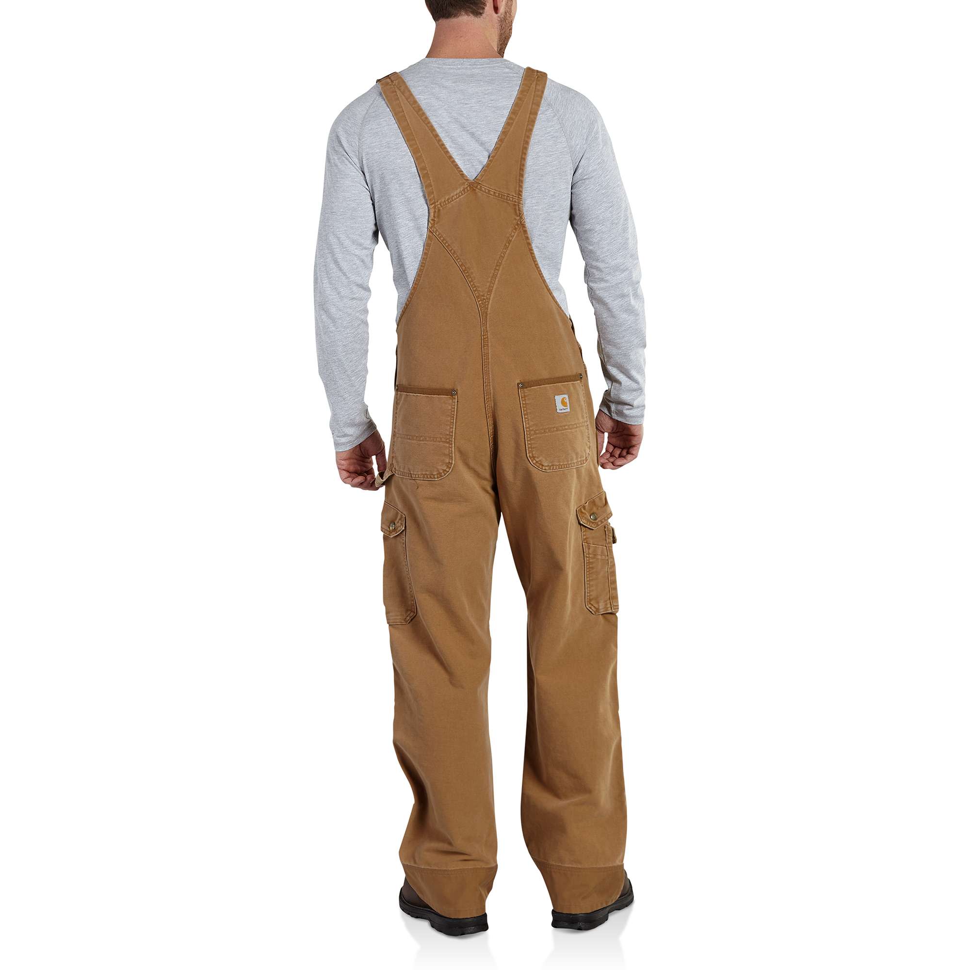 carhartt BIB OVERALL ダブルニー Double Barrel Bib Overalls | Carhartt Reworked