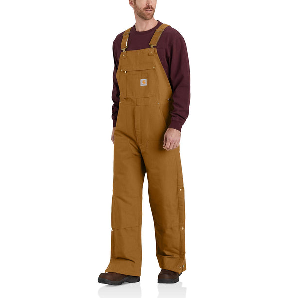 Firm Duck Insulated Bib Overall Carhartt Reworked