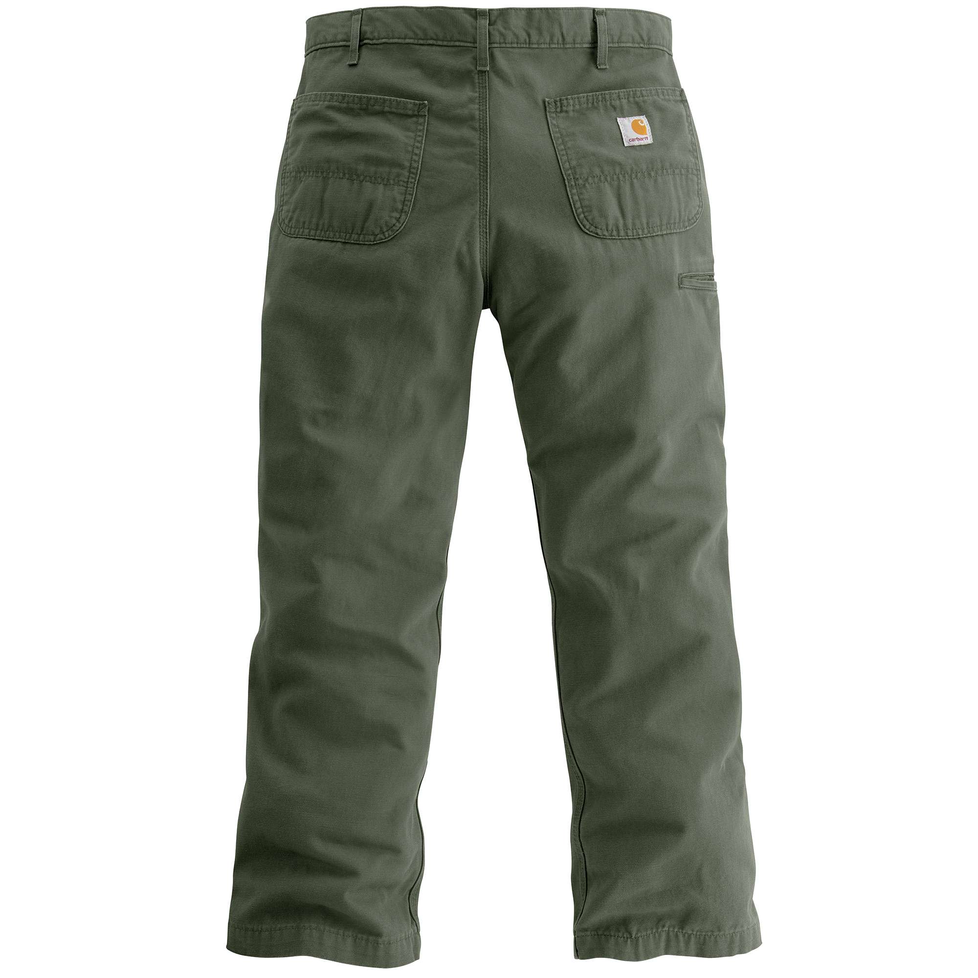 Canvas Khaki Relaxed Fit Pant | Carhartt Reworked