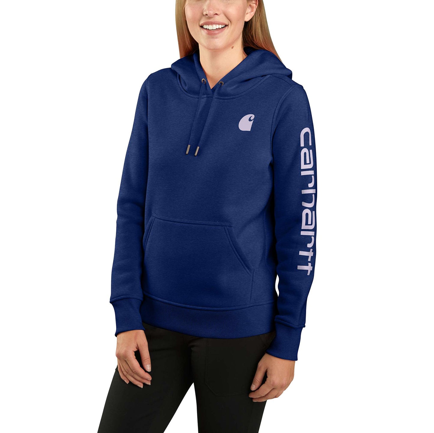 Carhartt Women's Relaxed Fit Midweight Logo Sleeve Graphic