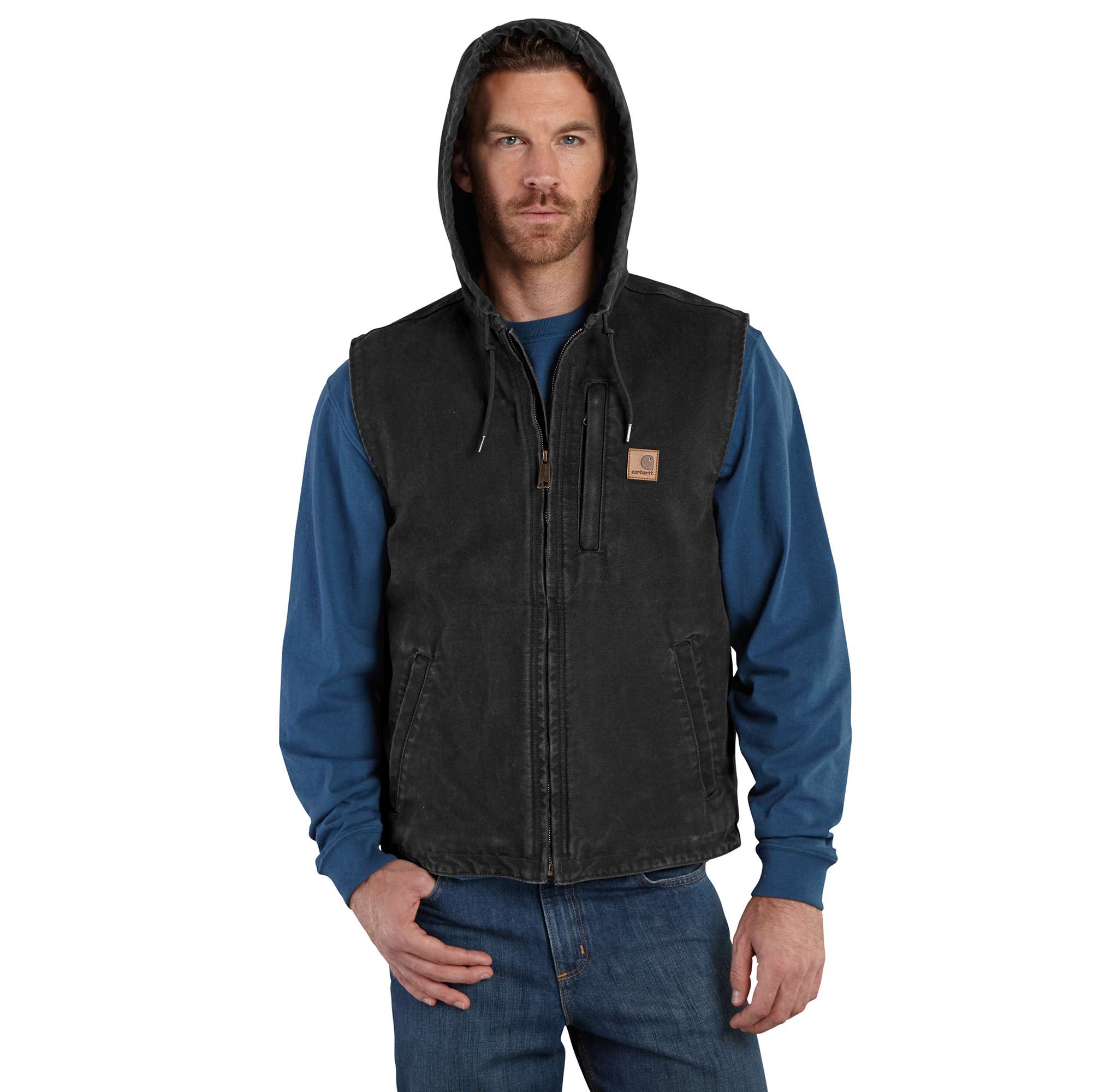 Fleece-Lined Knoxville Hooded Vest | Carhartt Reworked