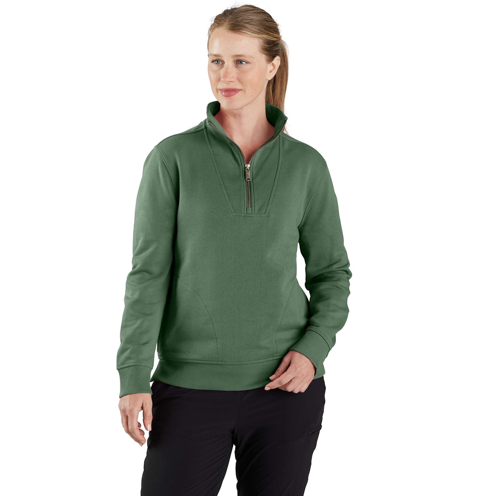 Women's TENCEL™ Fiber Series Relaxed Fit Half-Zip Sweatshirt