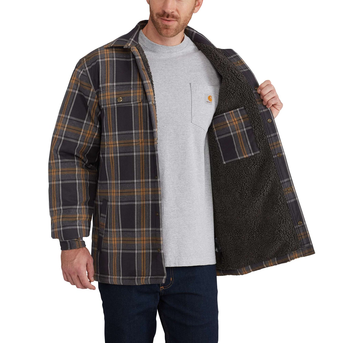 Hubbard Sherpa Lined Flannel Shirt Jac