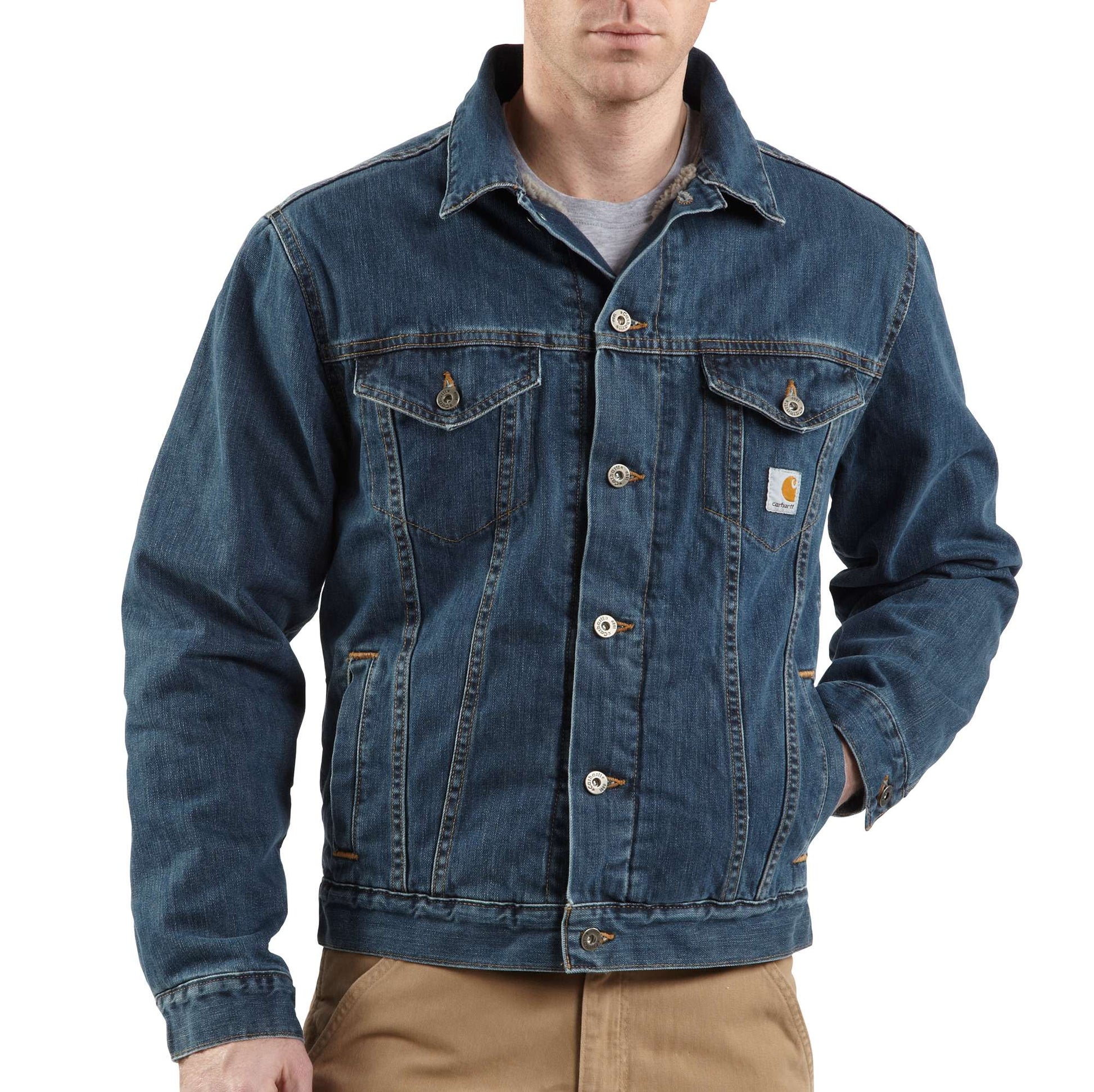 Denim Jean Jacket/Sherpa Lined - Main Image