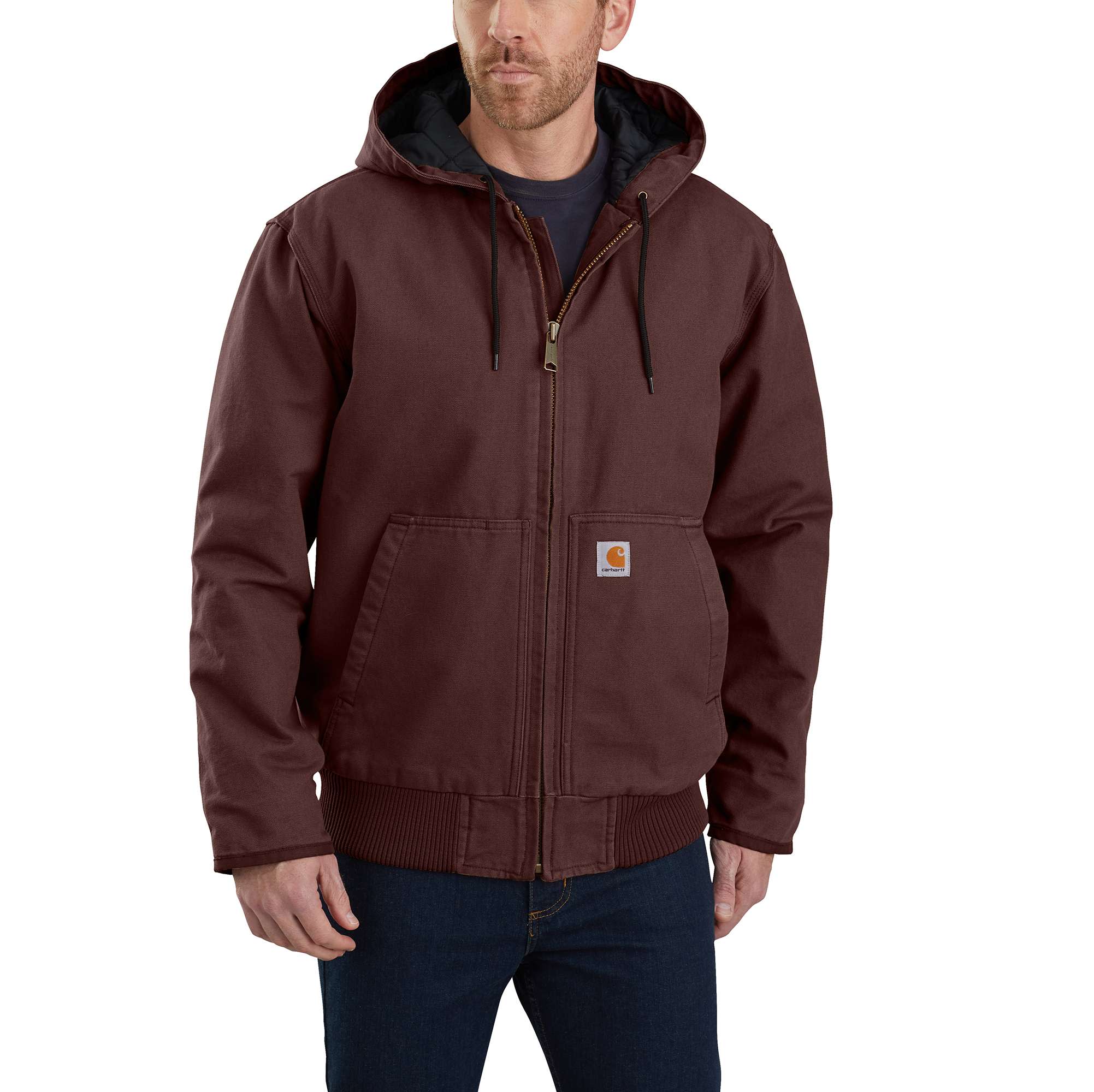 Men's Insulated Active Jac - Loose Fit - Washed Duck - 3 Warmest