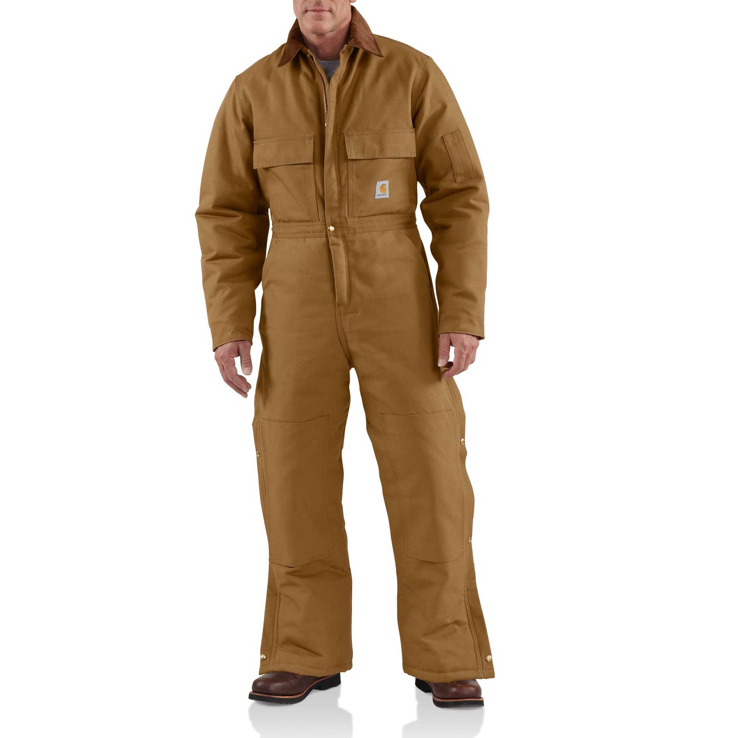 Arctic-Quilt-Lined Duck Coveralls