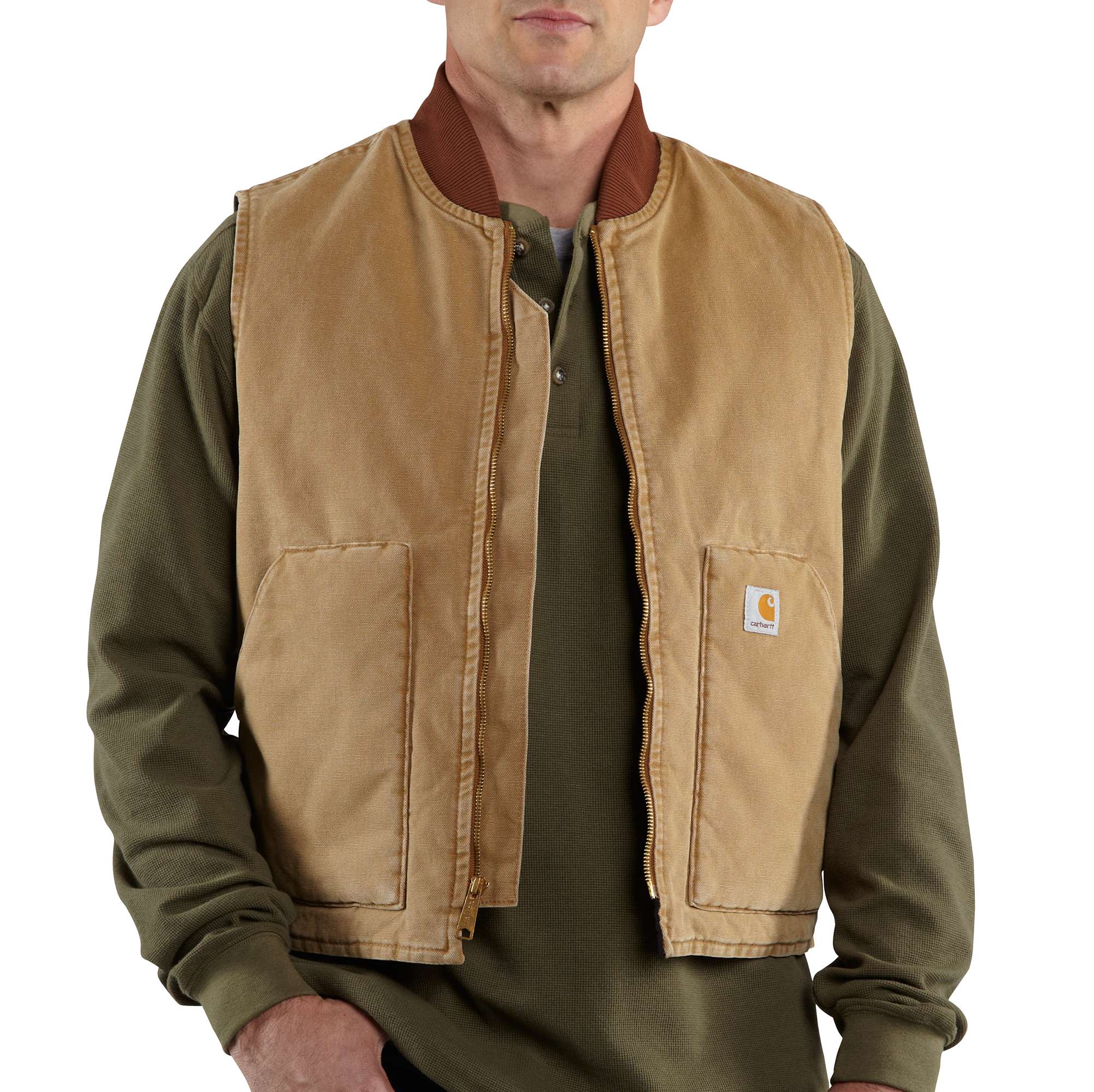 Weathered Duck Vest | Carhartt Reworked
