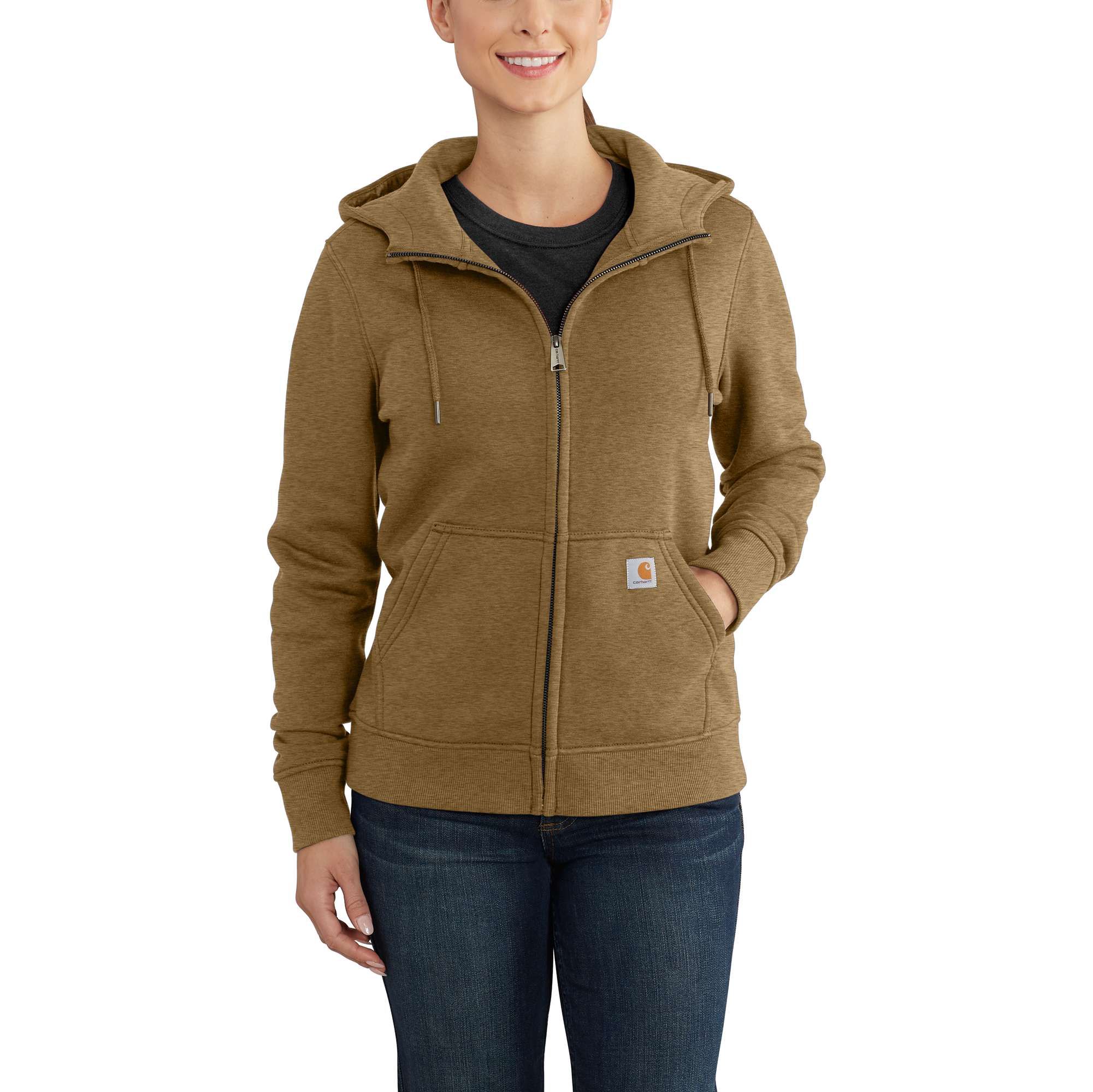 Carhartt on sale Womens Relaxed Fit Midweight Sherpa Lined Full Zip Sweatshirt