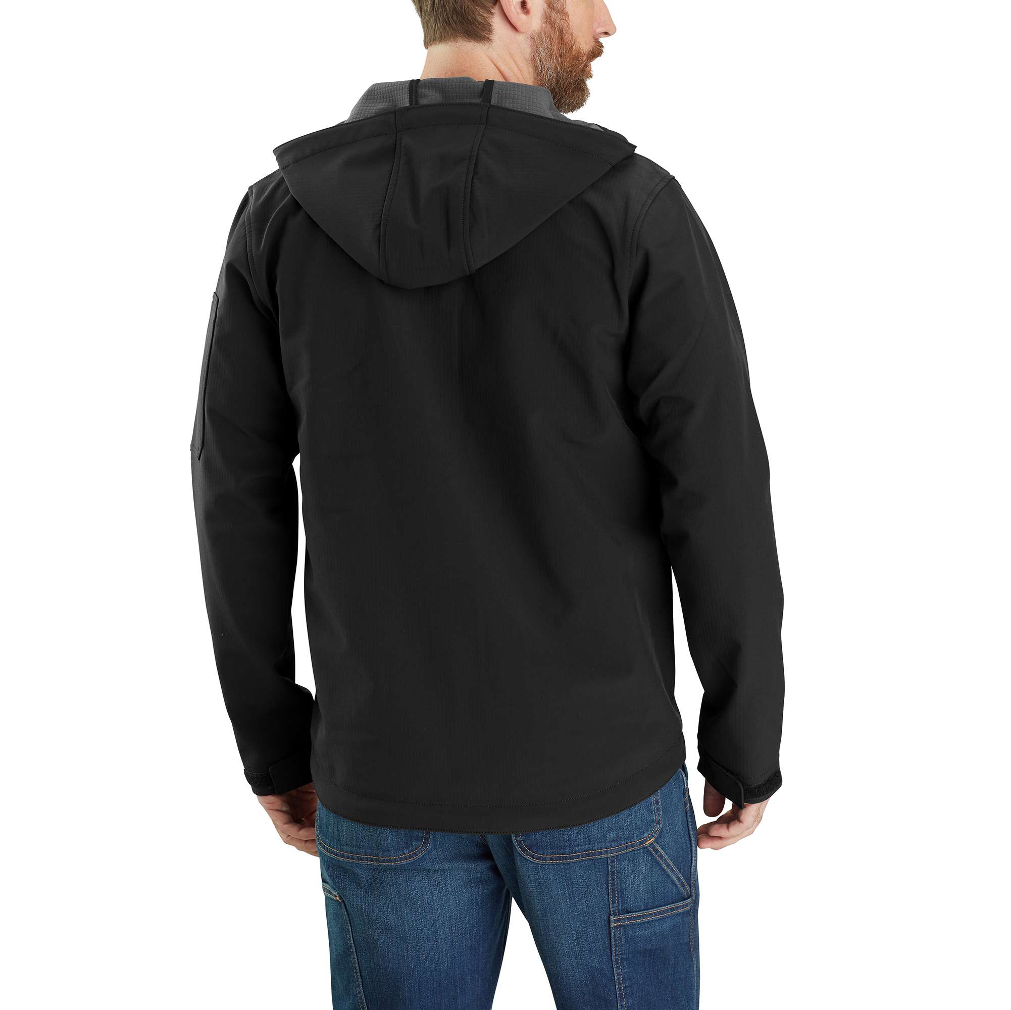 Rain Defender® Relaxed Fit Midweight Softshell Hooded Jacket Rain Defender® Relaxed Fit Midweight Softshell Hooded Jacket