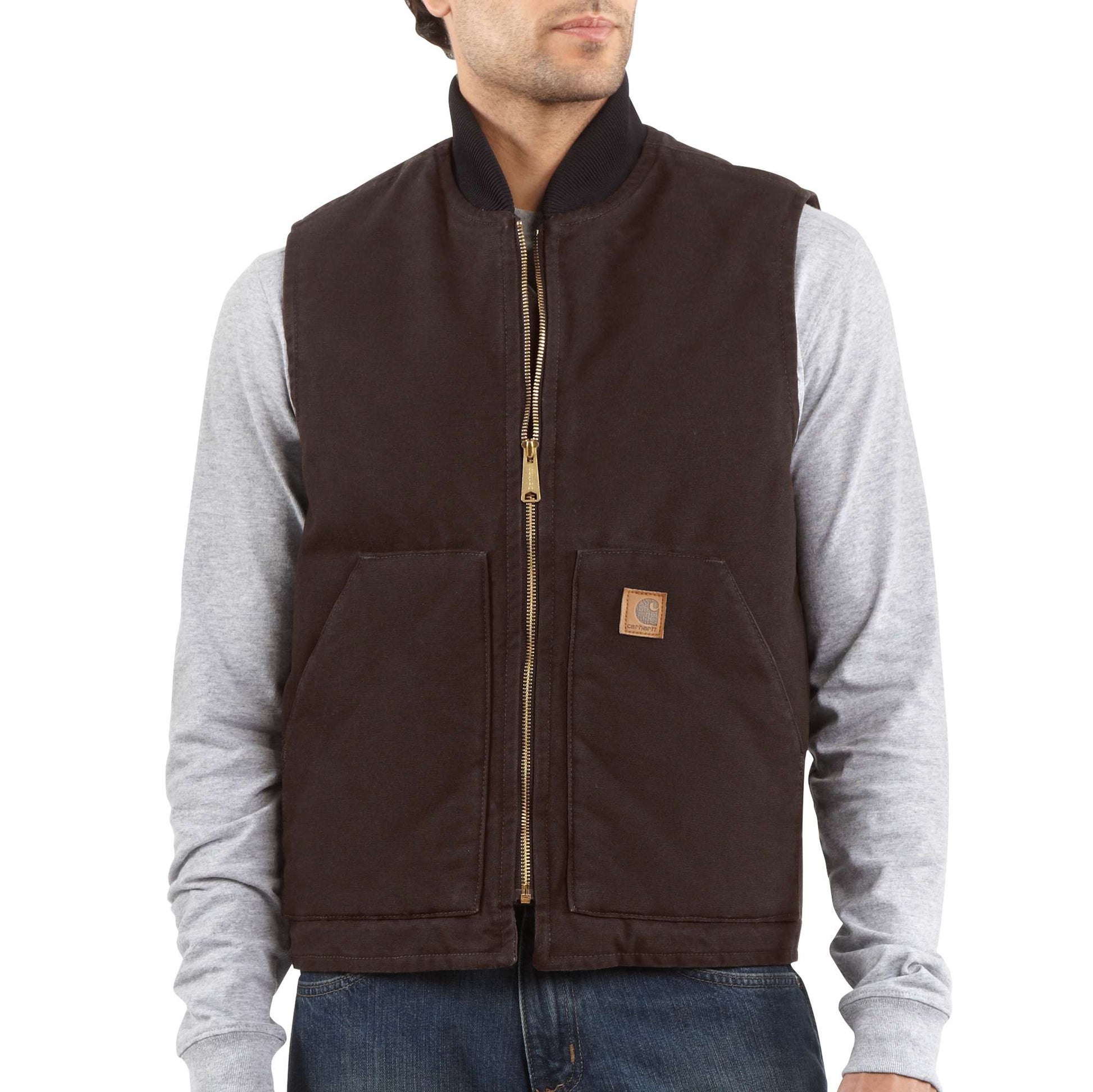 Sandstone Vest Arctic Quilt Lined Carhartt Reworked
