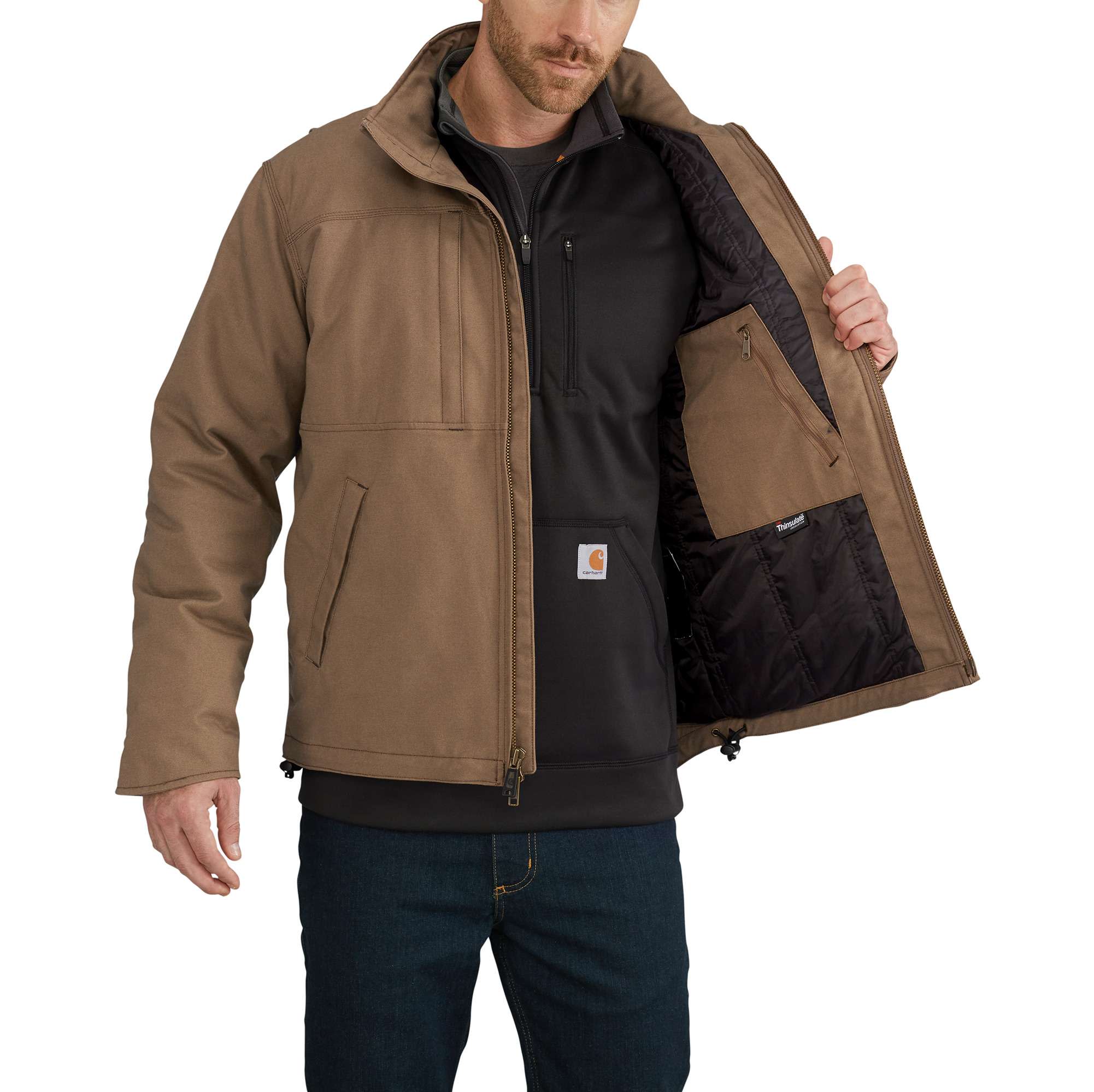 Full Swing® Loose Fit Quick Duck Insulated Jacket - 3 Warmest